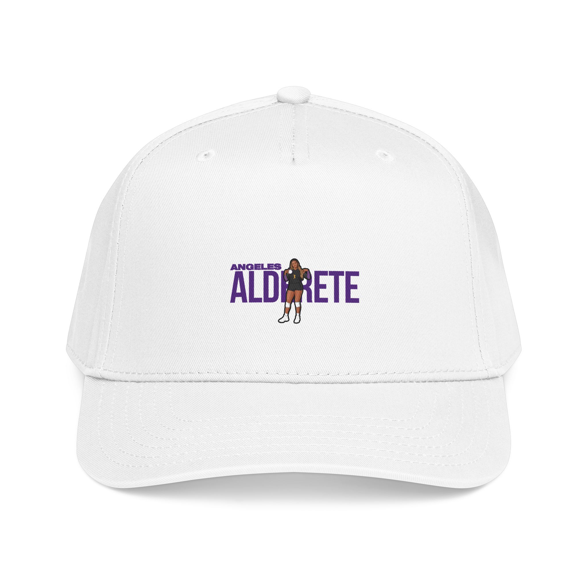 Baseball Cap — character_player_name in White