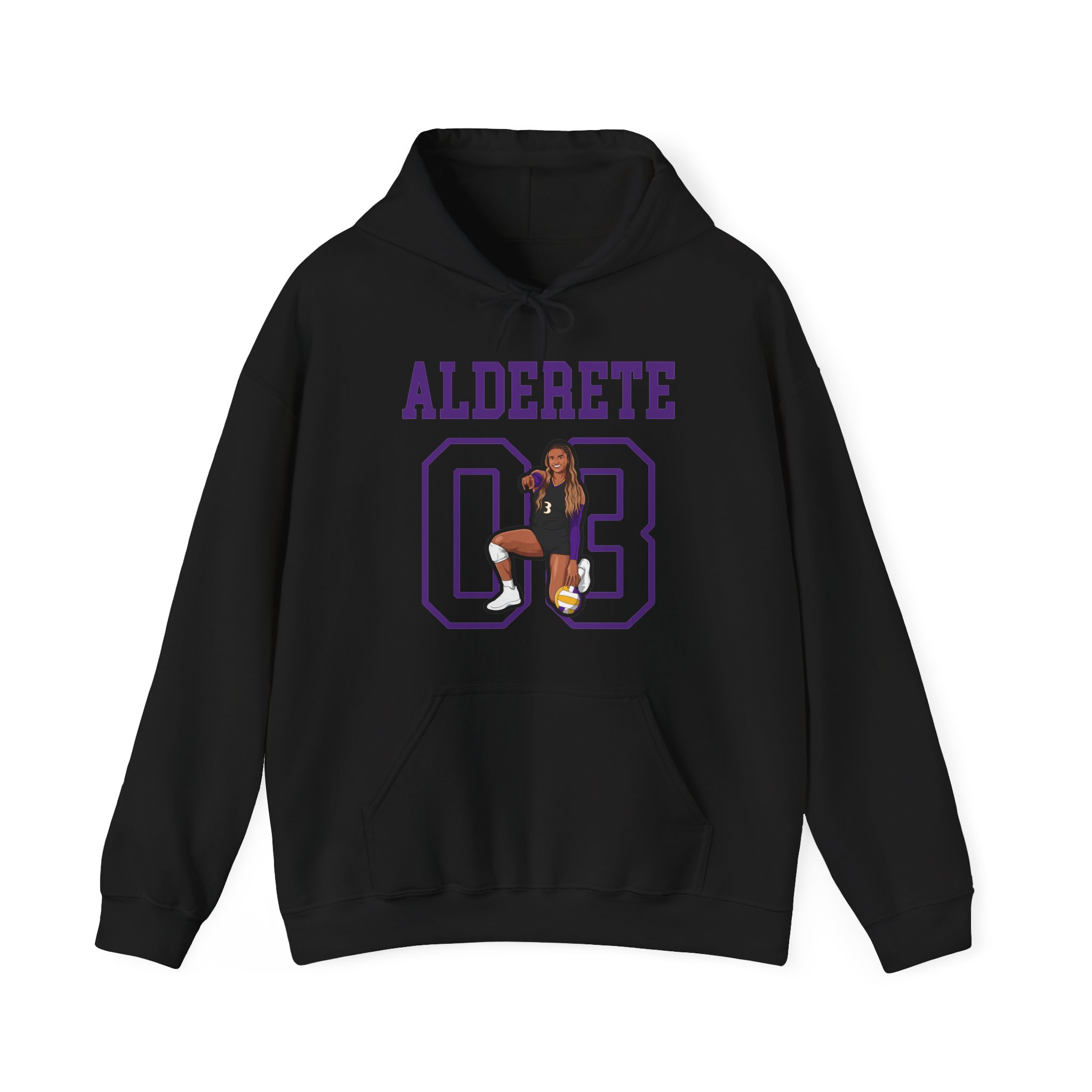 Hoodie — character_shirsey in Black