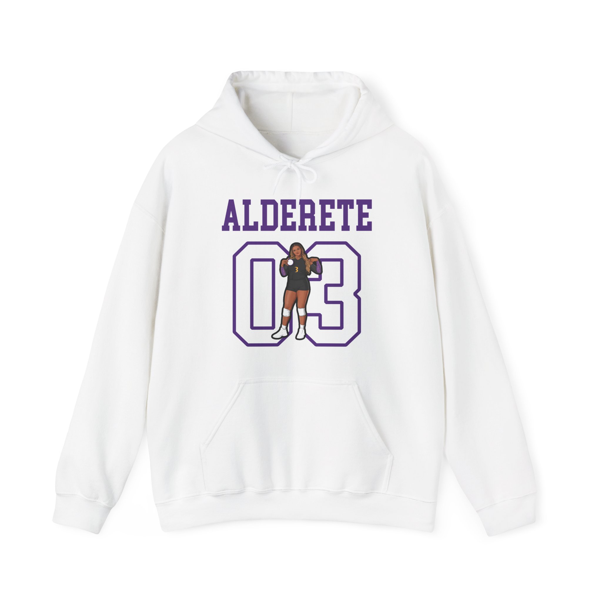 Hoodie — character_shirsey in White