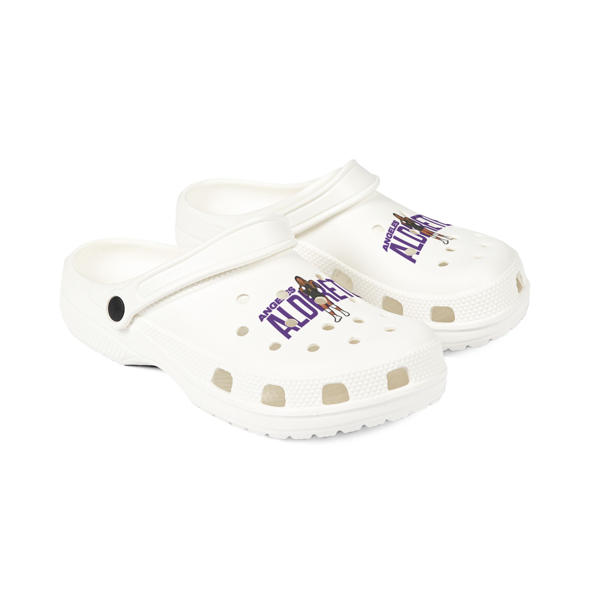 Rubber Clogs — character_player_name in White