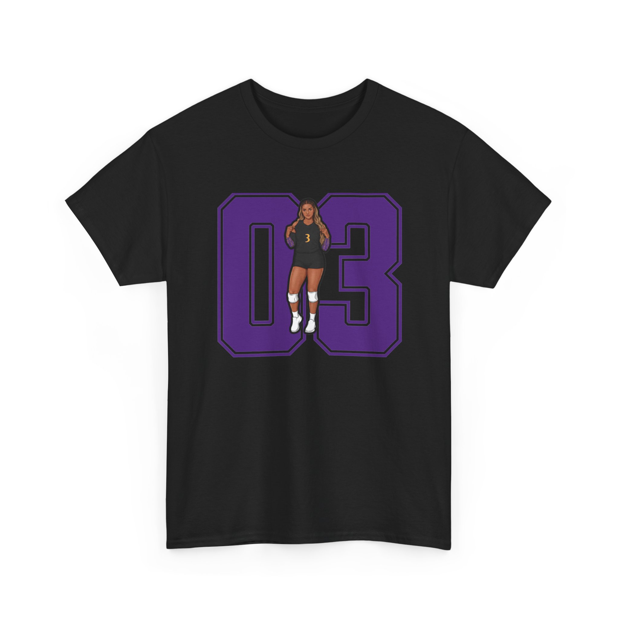 Tee — character_number in Black