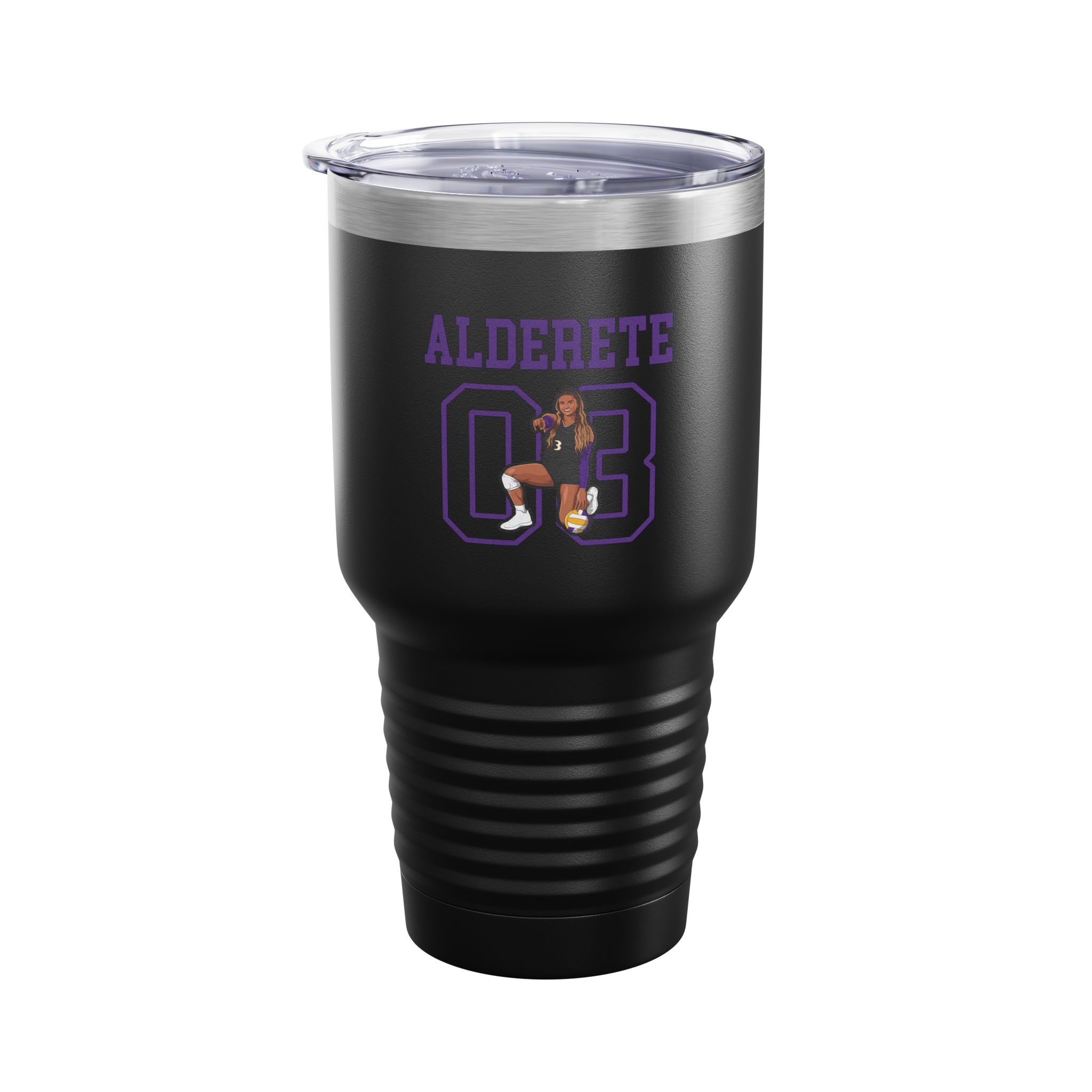 30oz Tumbler — character_shirsey in Black