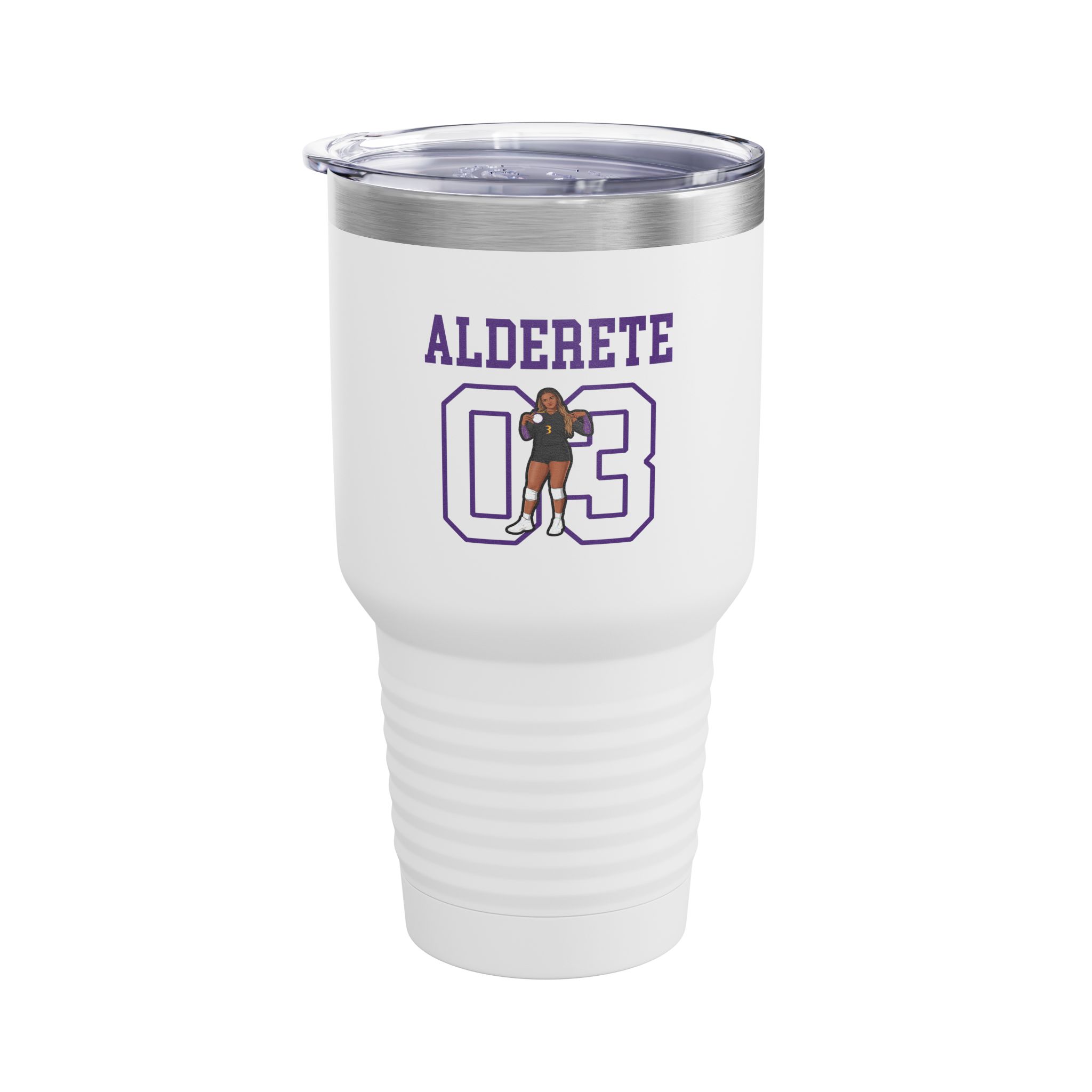 30oz Tumbler — character_shirsey in White