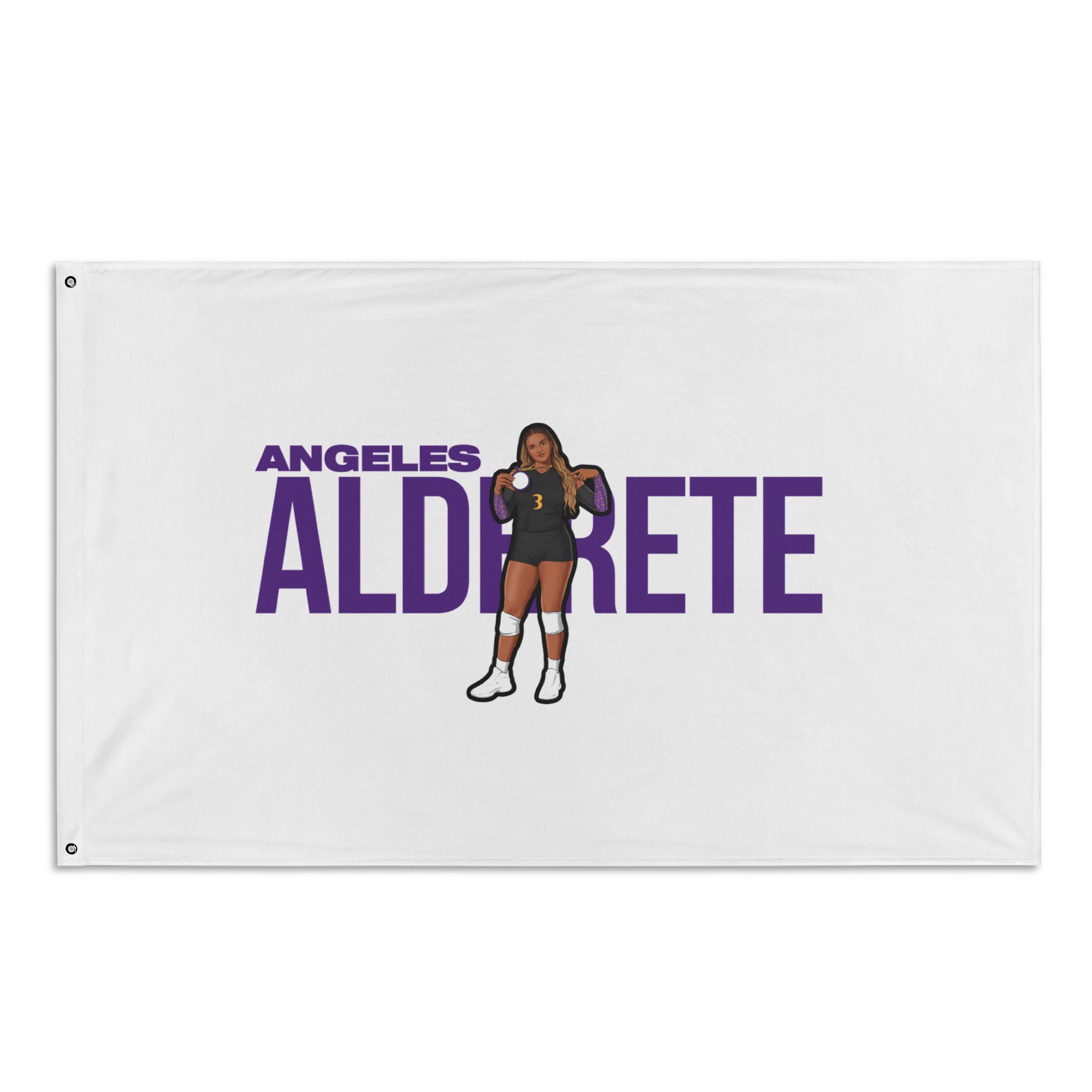 Flag (35 × 56 in) — character_player_name in Classic