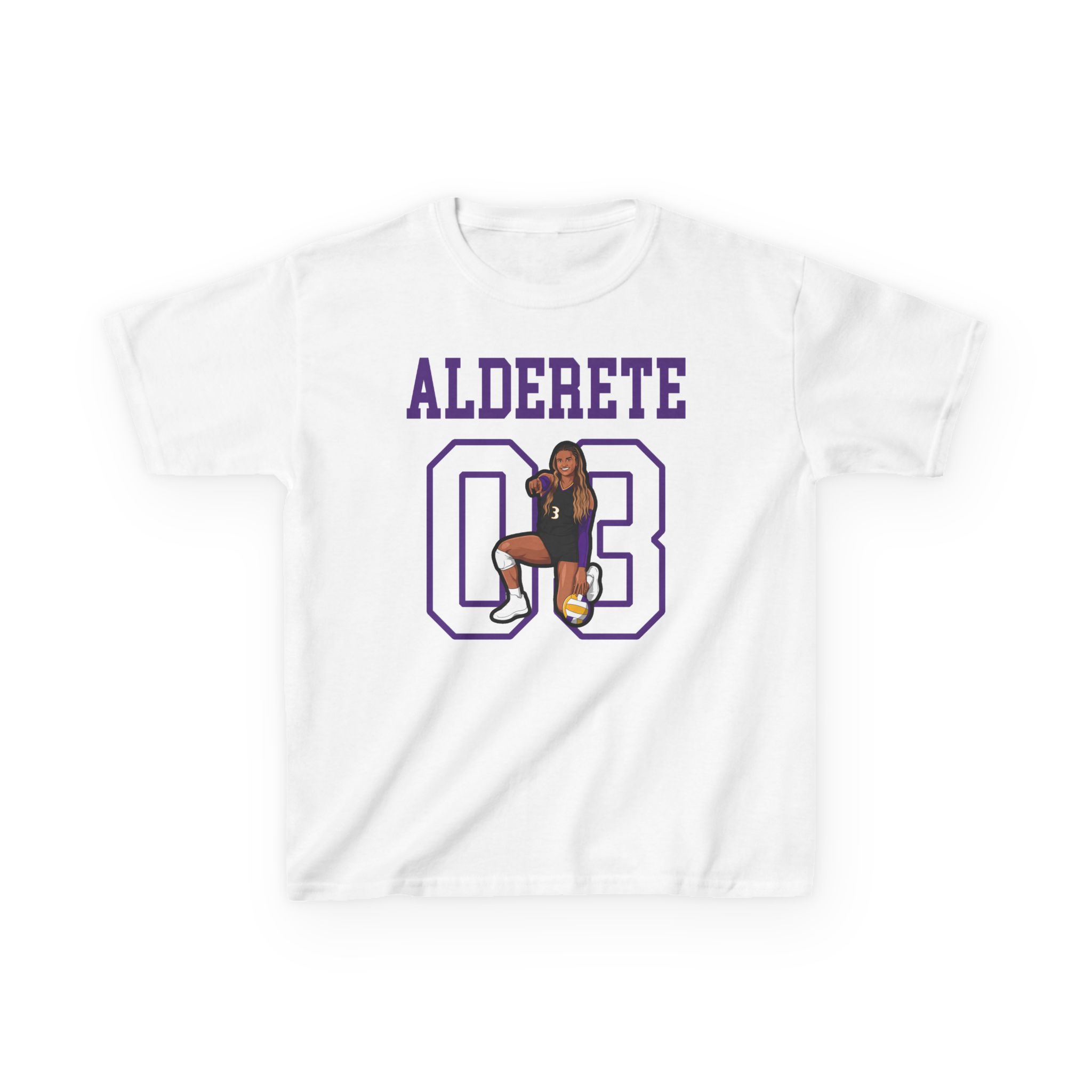Youth Tee — character_shirsey in White