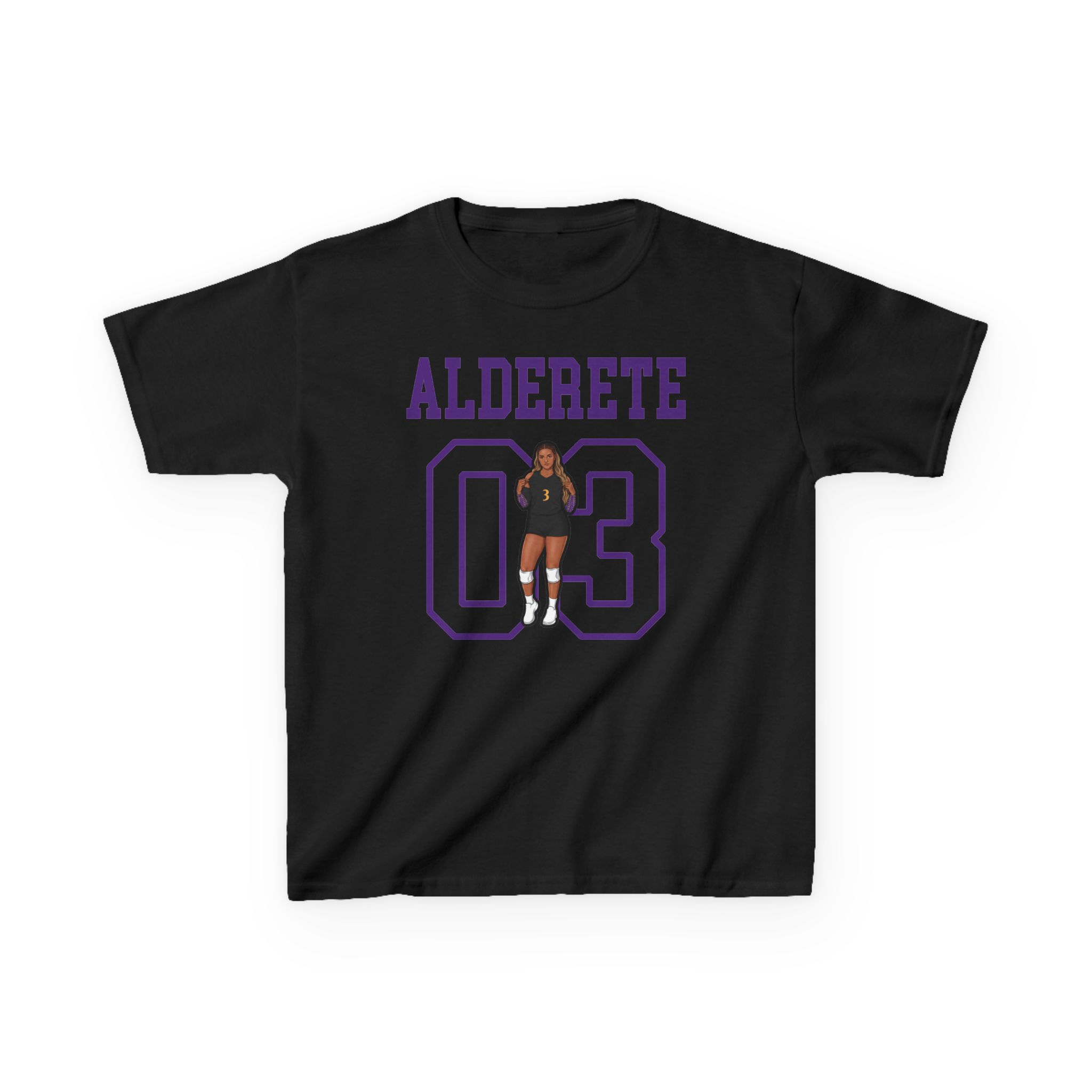 Youth Tee — character_shirsey in Black