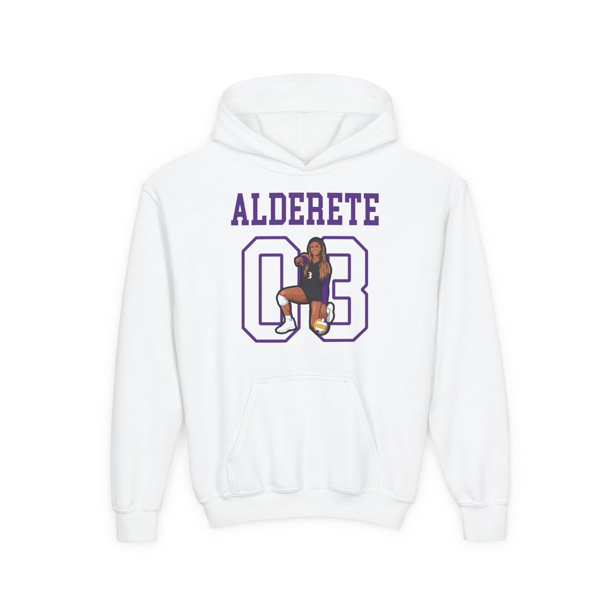Youth Hoodie — character_shirsey in White