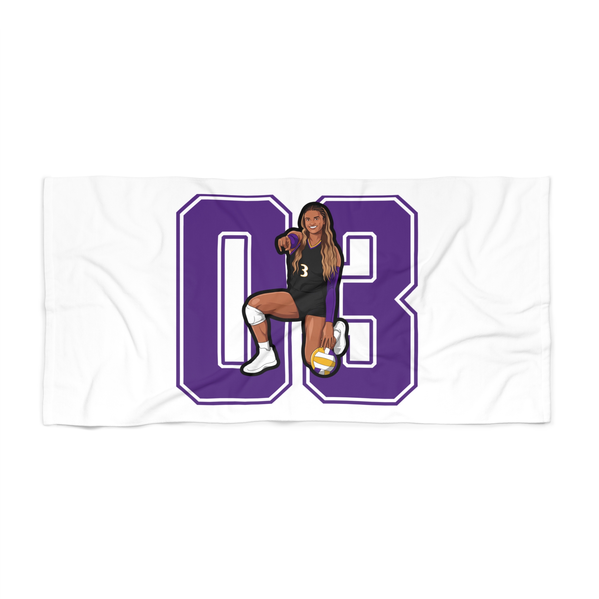 Beach Towel — character_number in Classic
