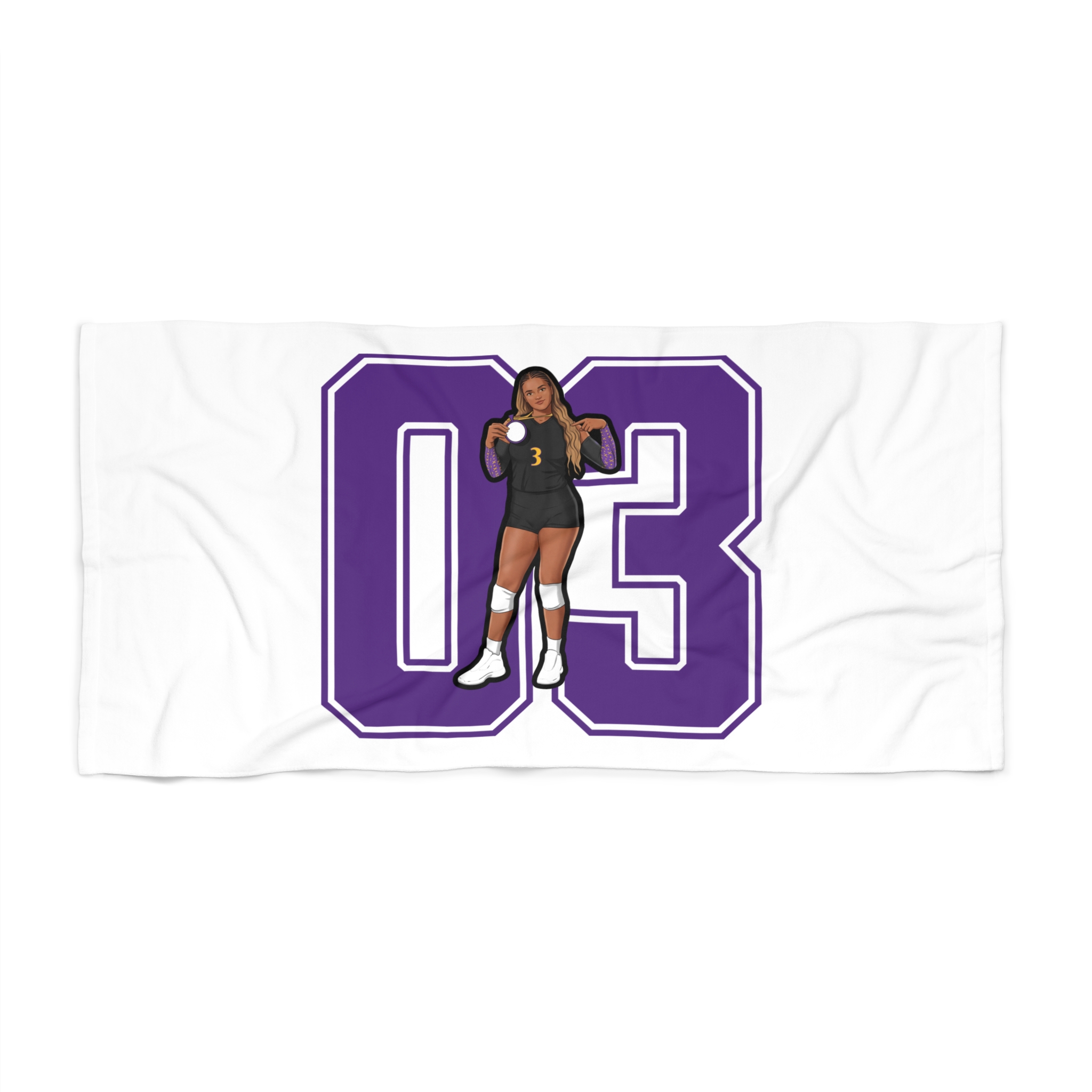 Beach Towel — character_number in Classic