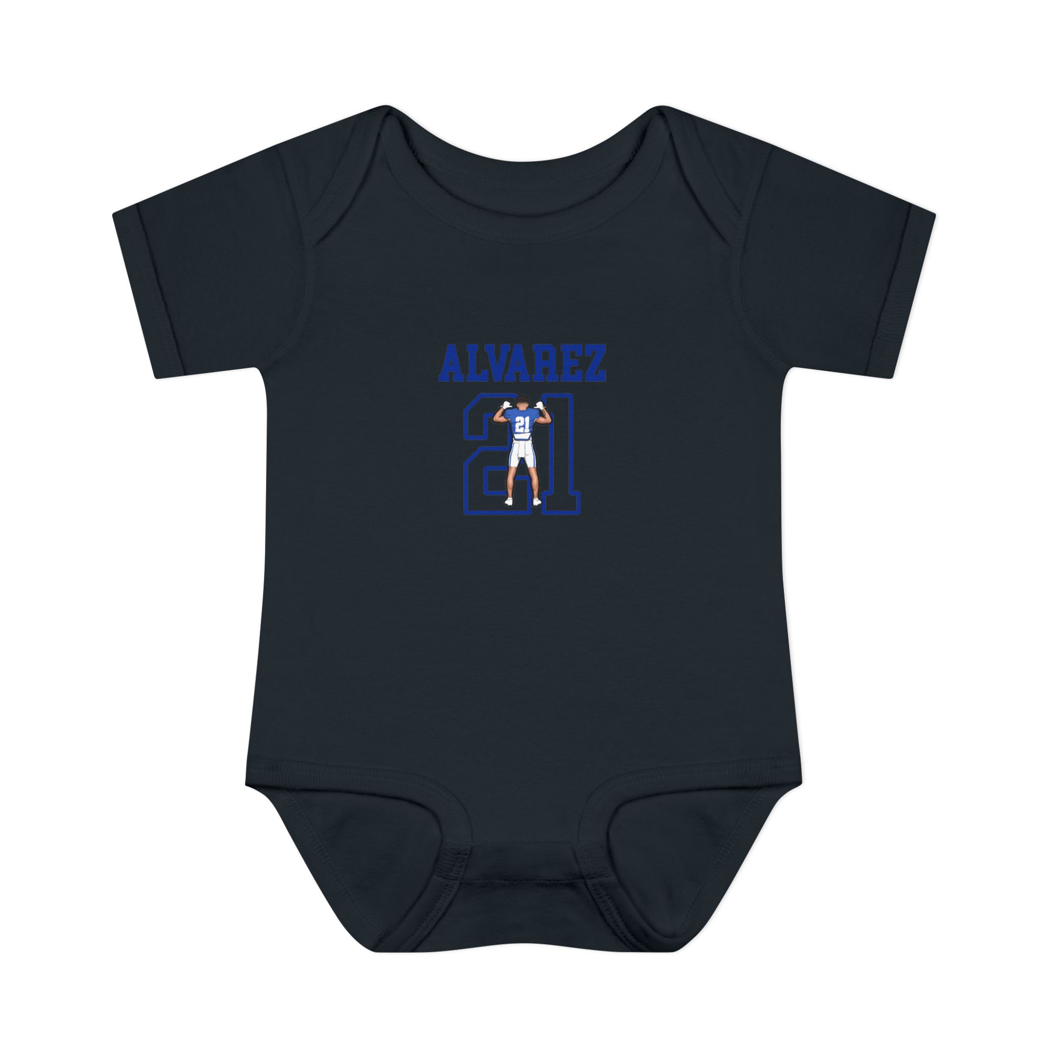 Baby Onesie — character_shirsey in Black