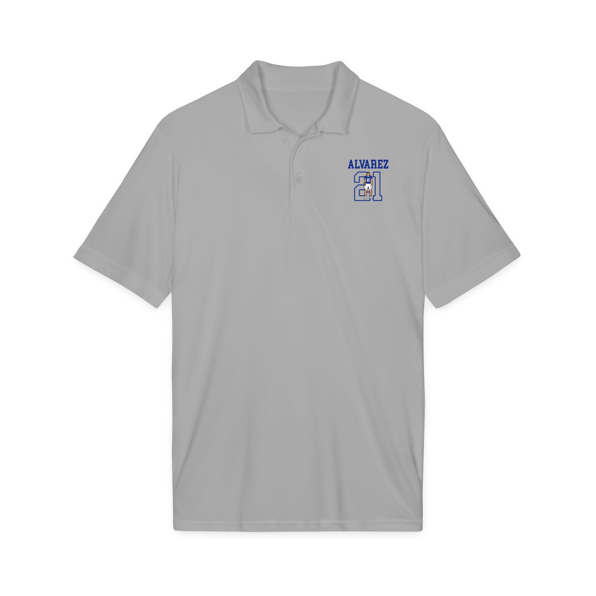 Performance Polo — character_shirsey in Silver