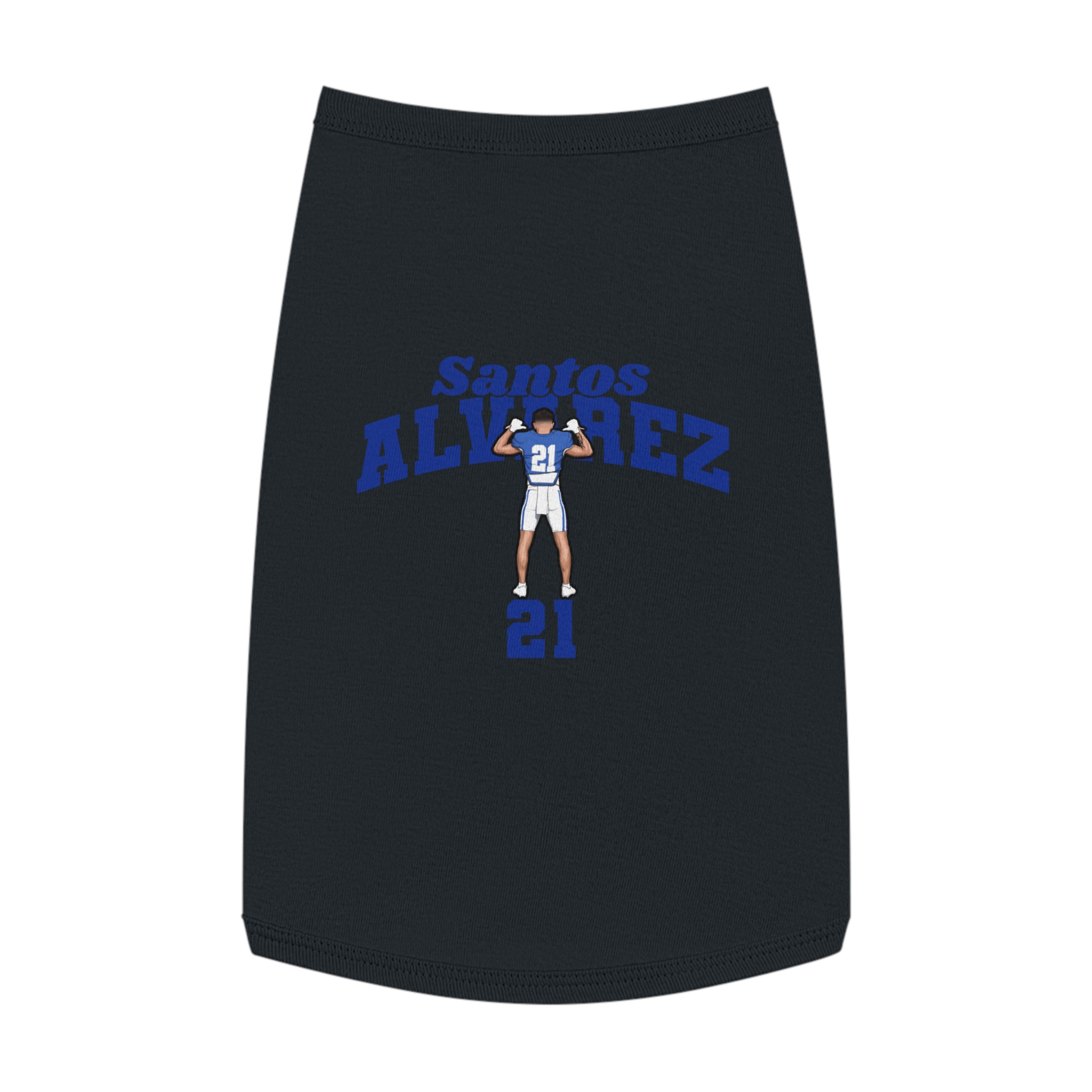 Pet Tank Top — character_signature_arch in Black