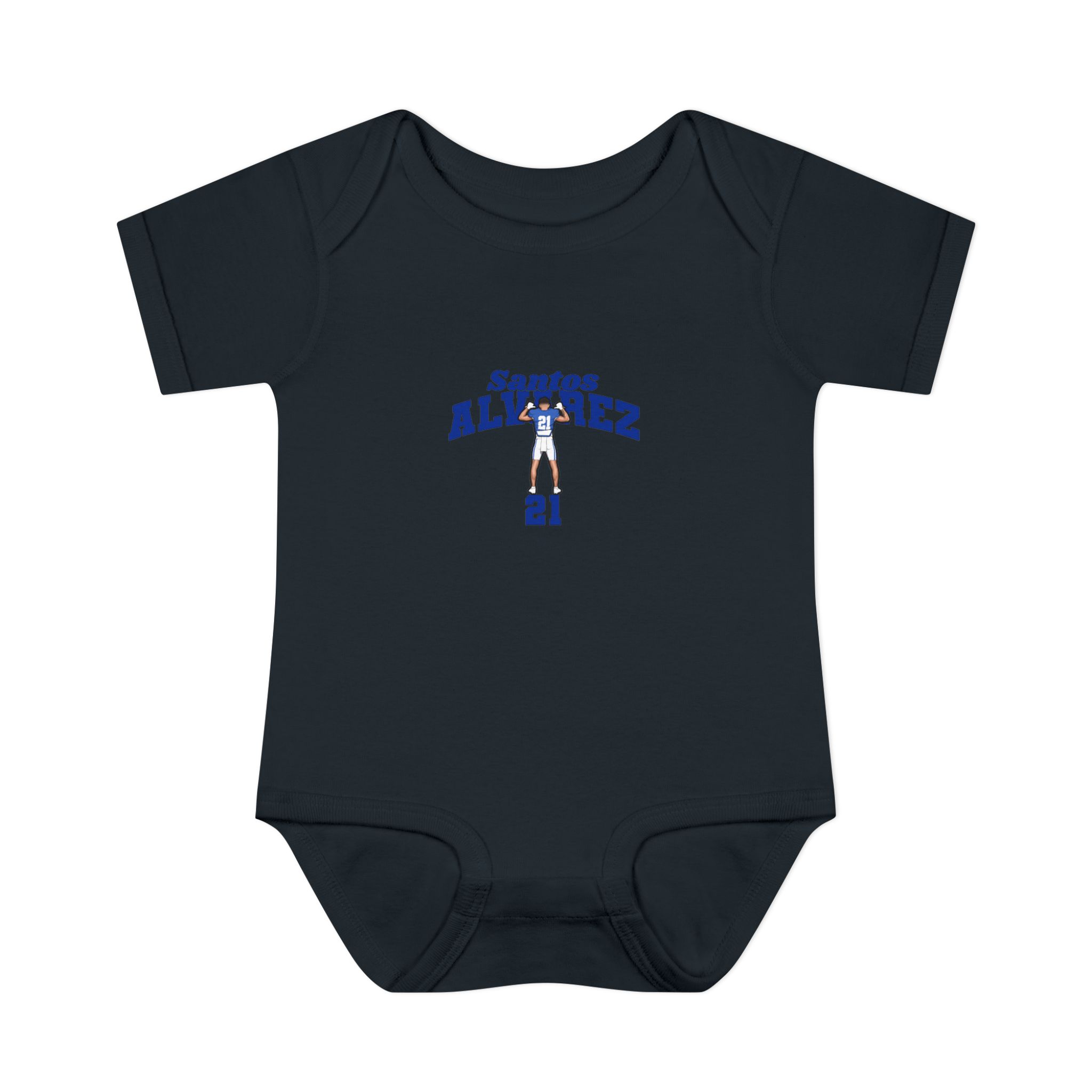 Baby Onesie — character_signature_arch in Black