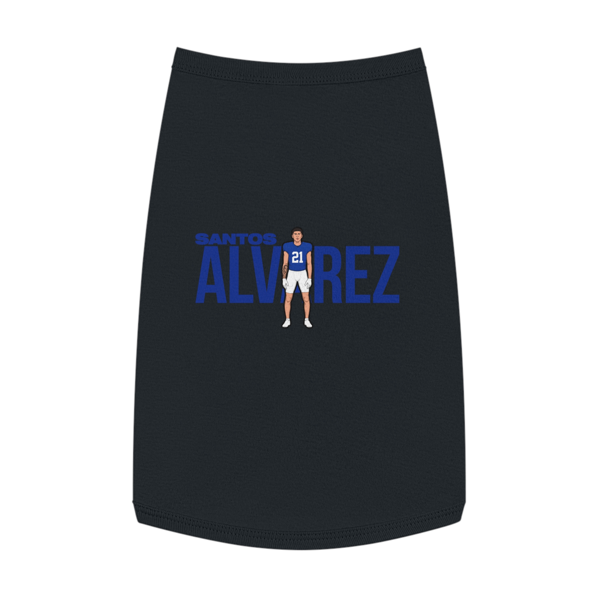 Pet Tank Top — character_player_name in White