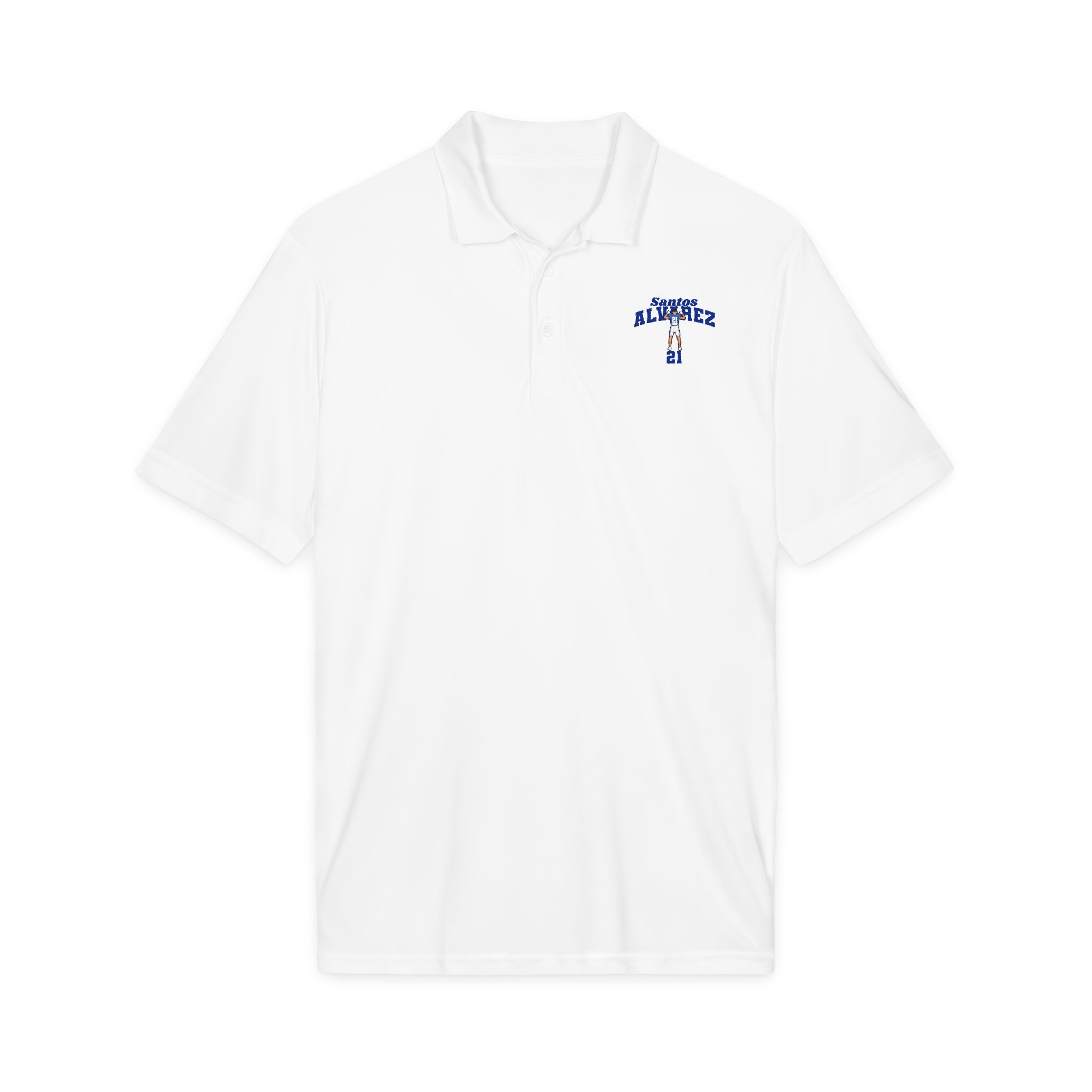 Performance Polo — character_signature_arch in White