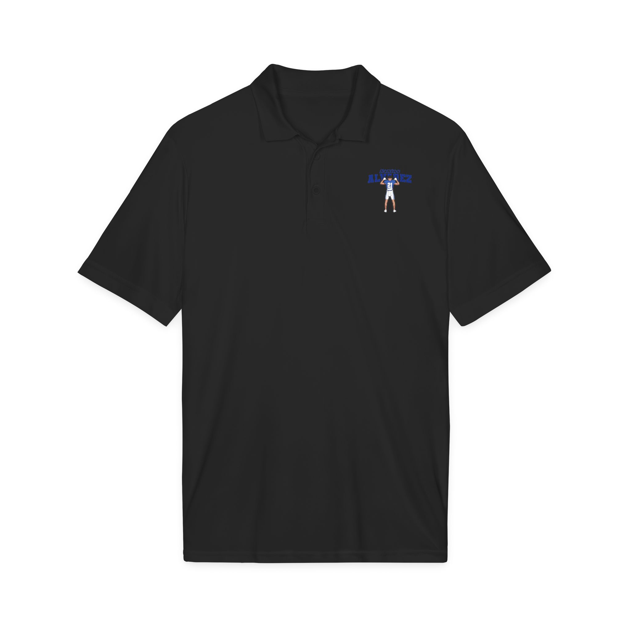 Performance Polo — character_name_arch in Black