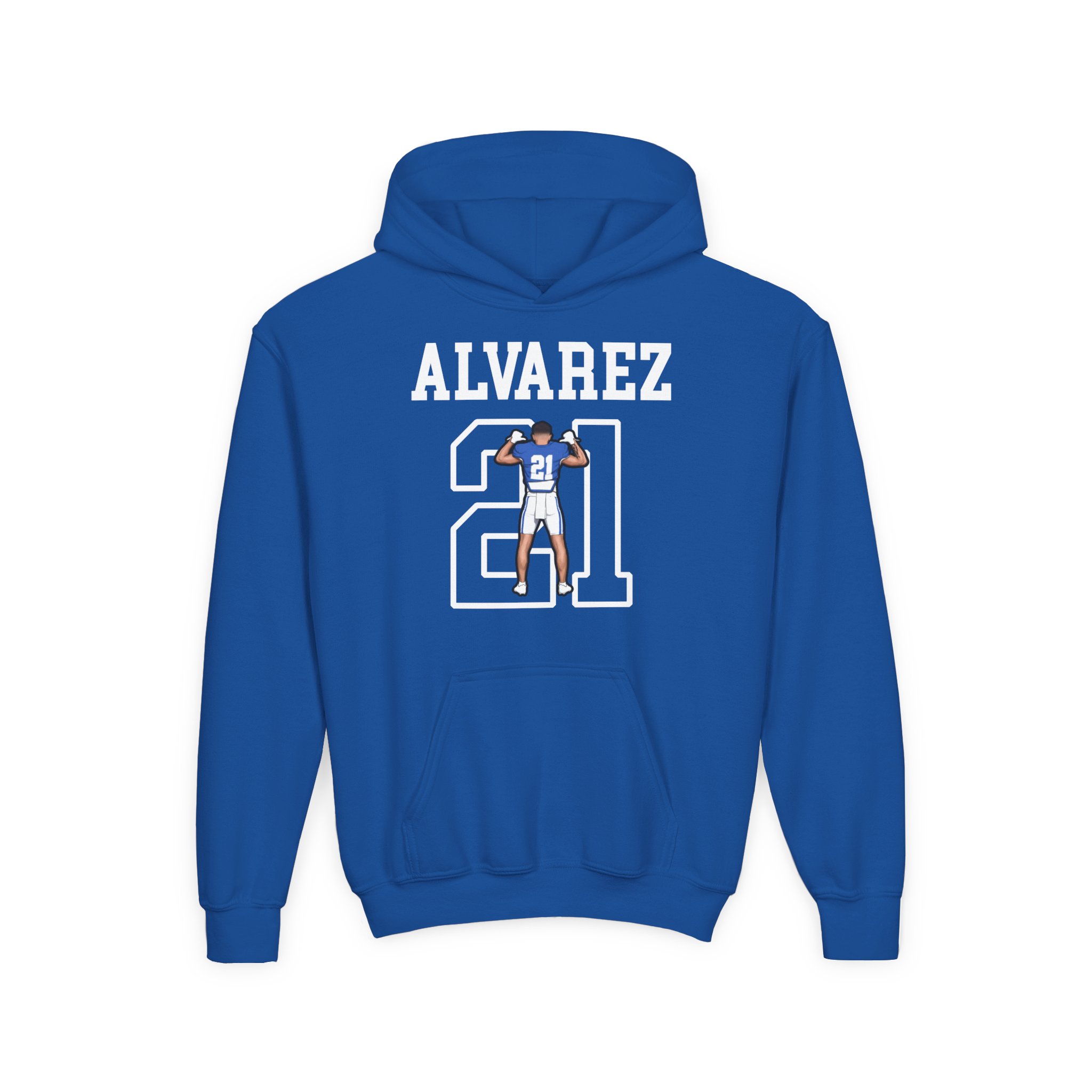 Youth Hoodie — character_shirsey in Royal