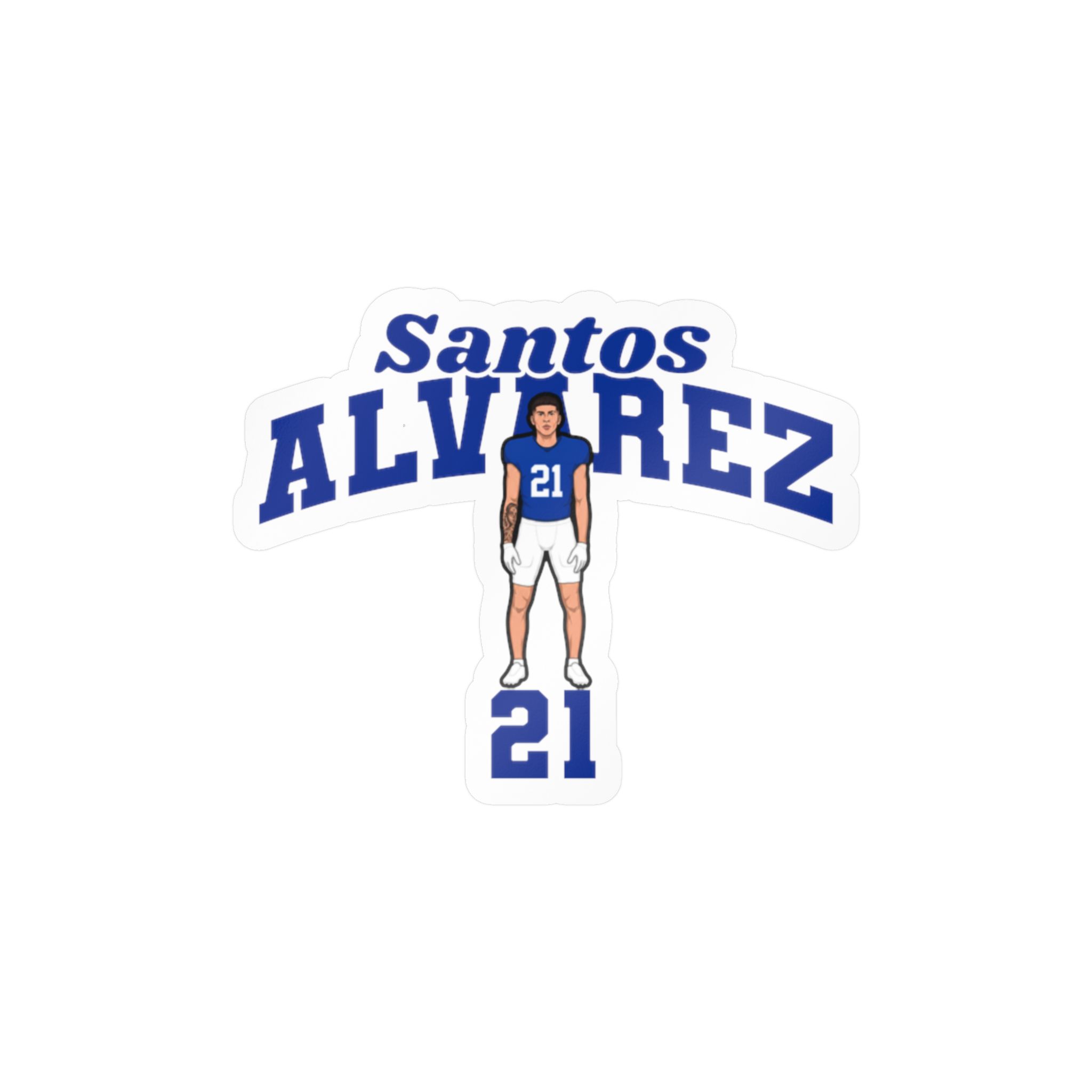 Vinyl Sticker — character_signature_arch in Classic