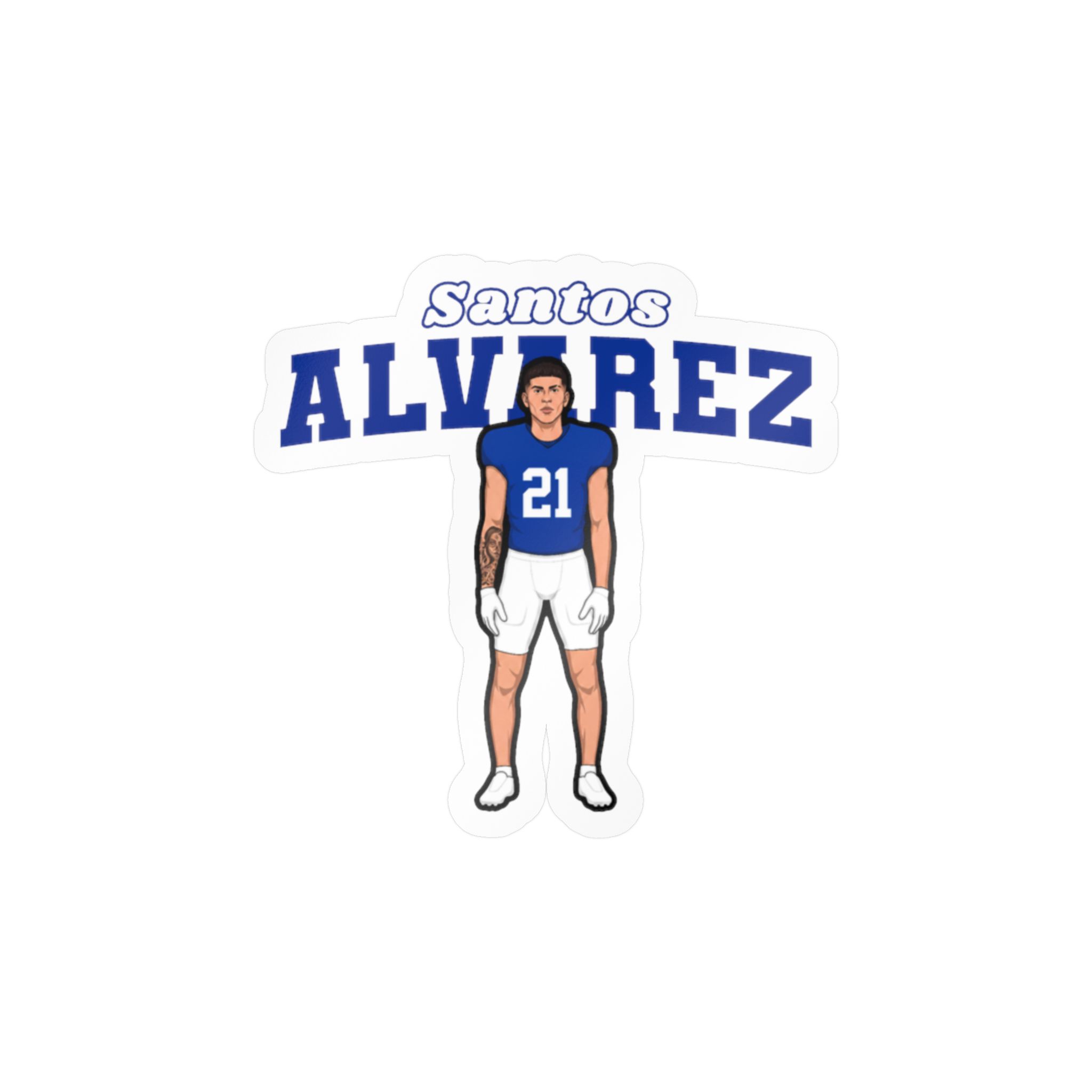 Vinyl Sticker — character_name_arch in Classic