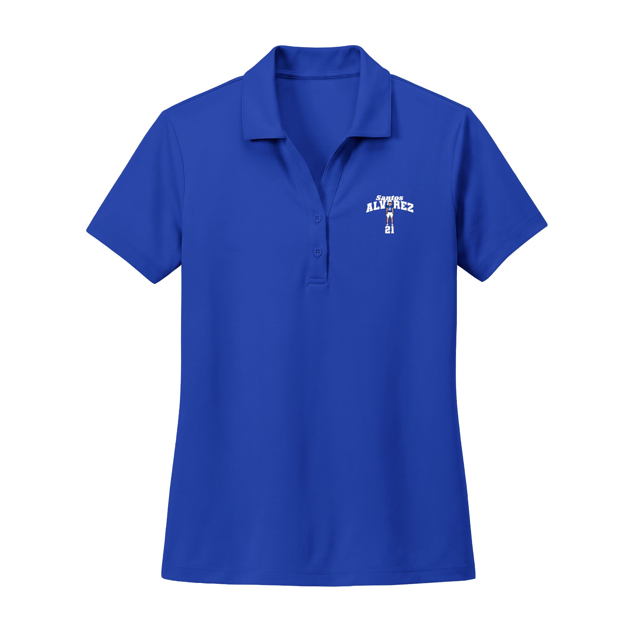 Women's Performance Polo — character_signature_arch in Royal