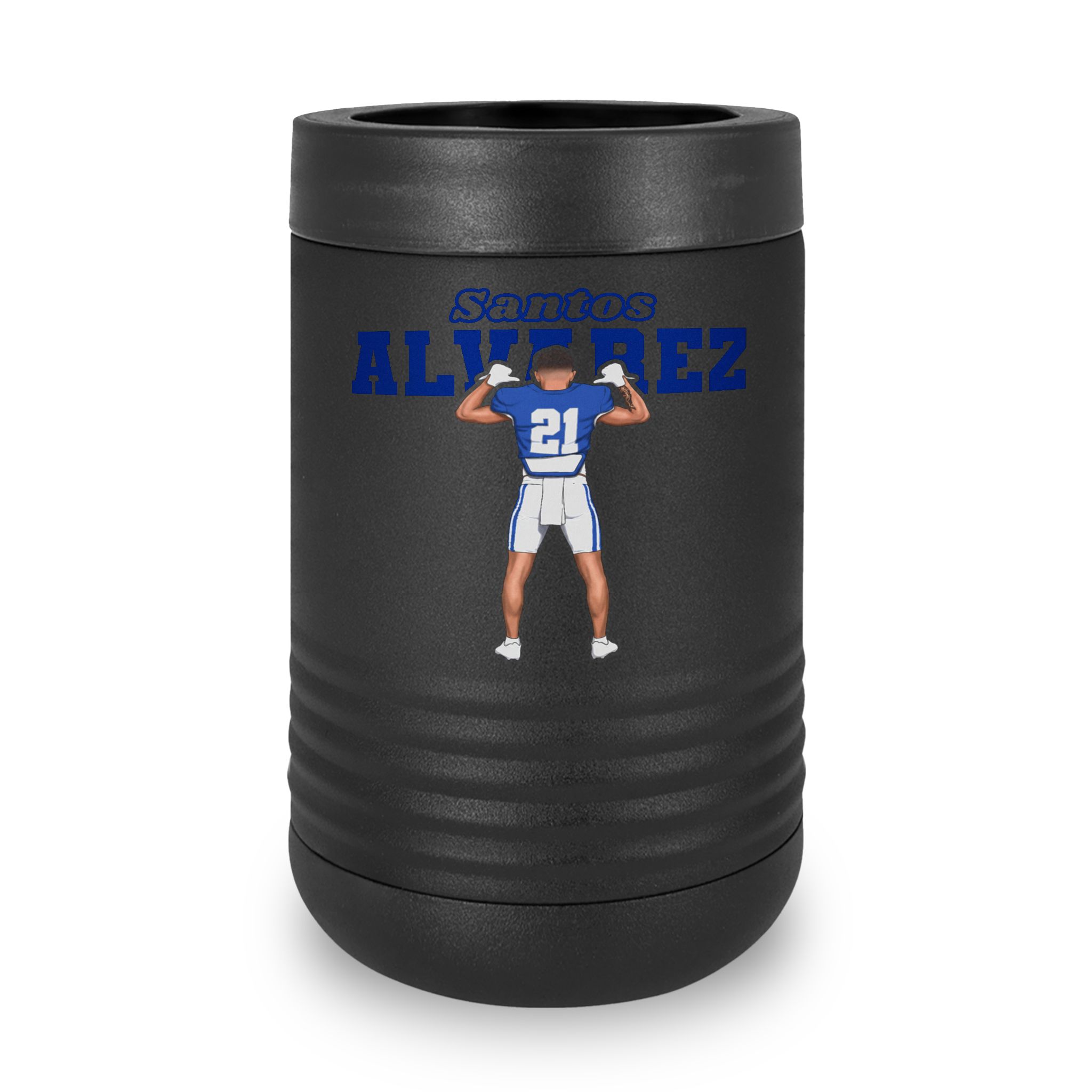 Stainless Can Cooler — character_name_arch in Black