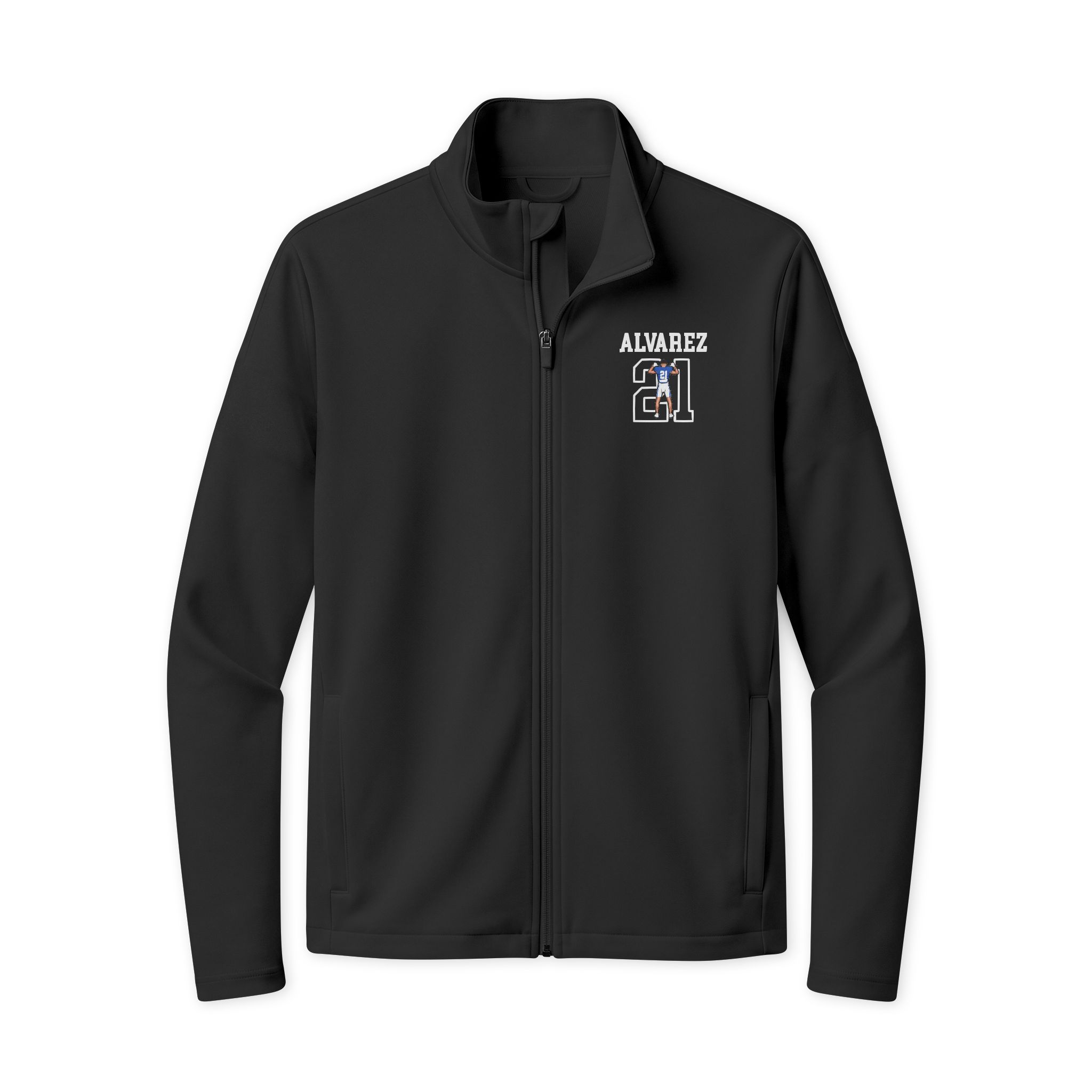 Travel Full-Zip Jacket — character_shirsey in Black/ Black