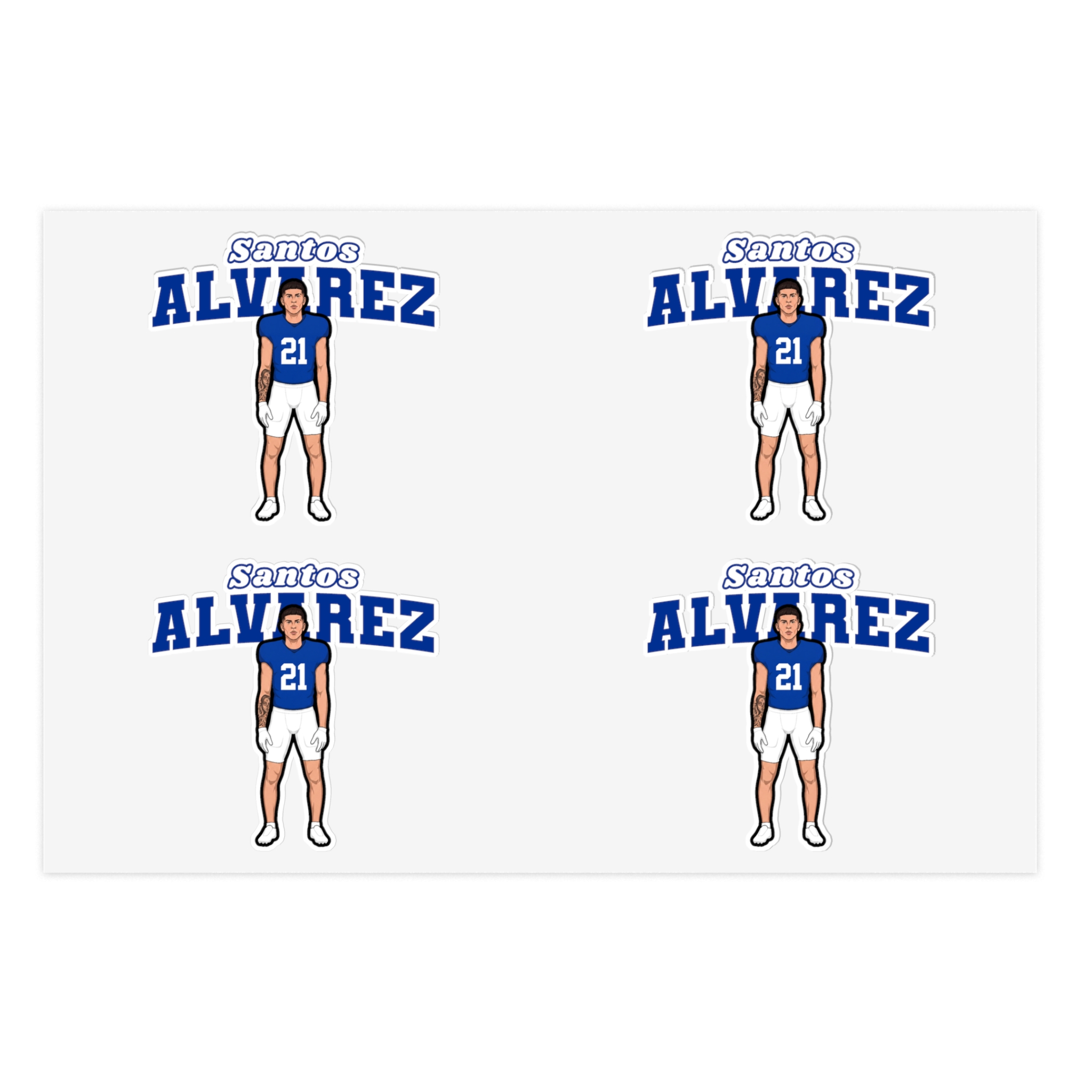 Sticker Sheet — character_name_arch in Classic