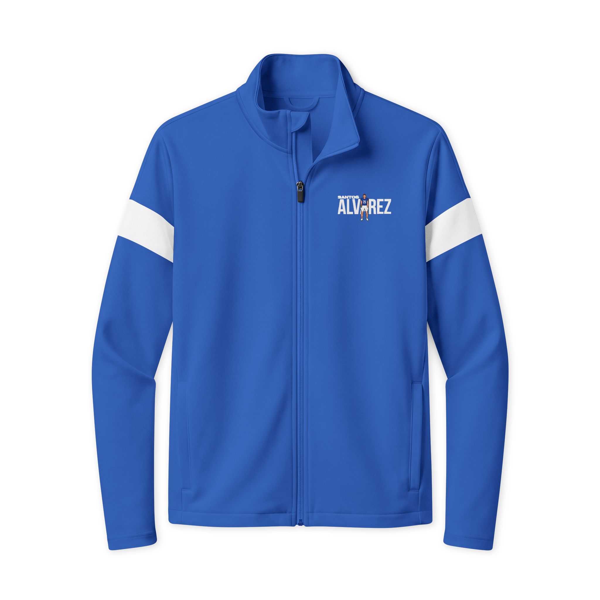 Travel Full-Zip Jacket — character_player_name in True Royal/ White