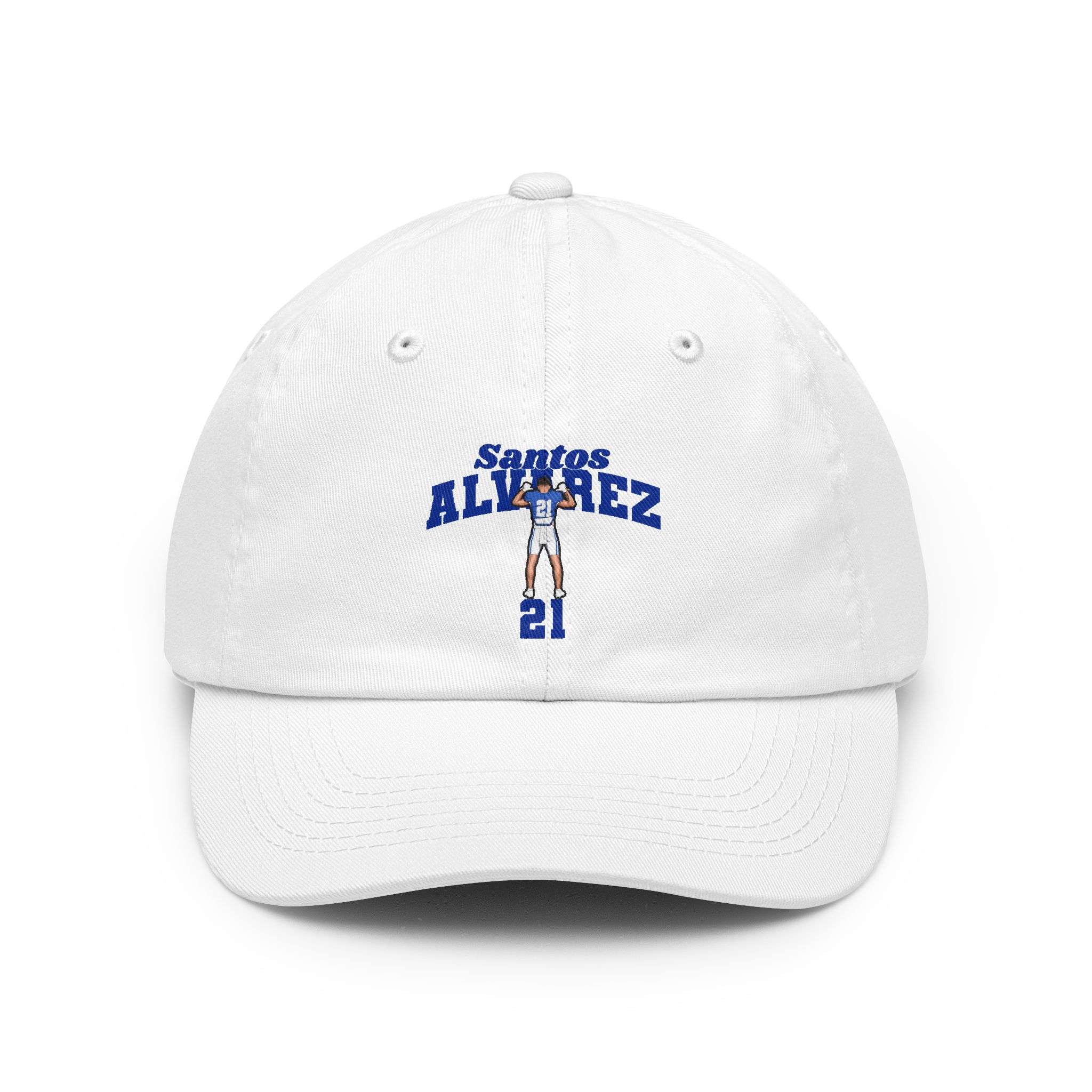 Dad Hat — character_signature_arch in White