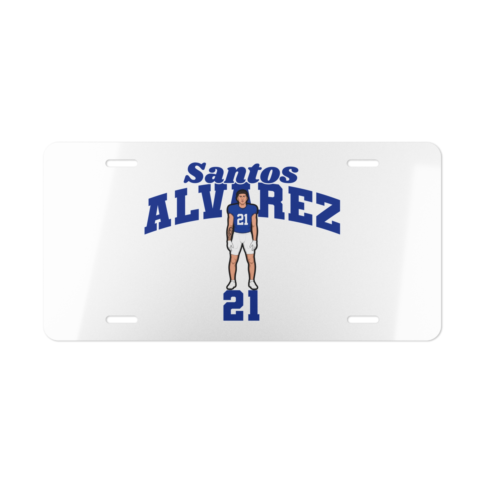 License Plate — character_signature_arch in Classic