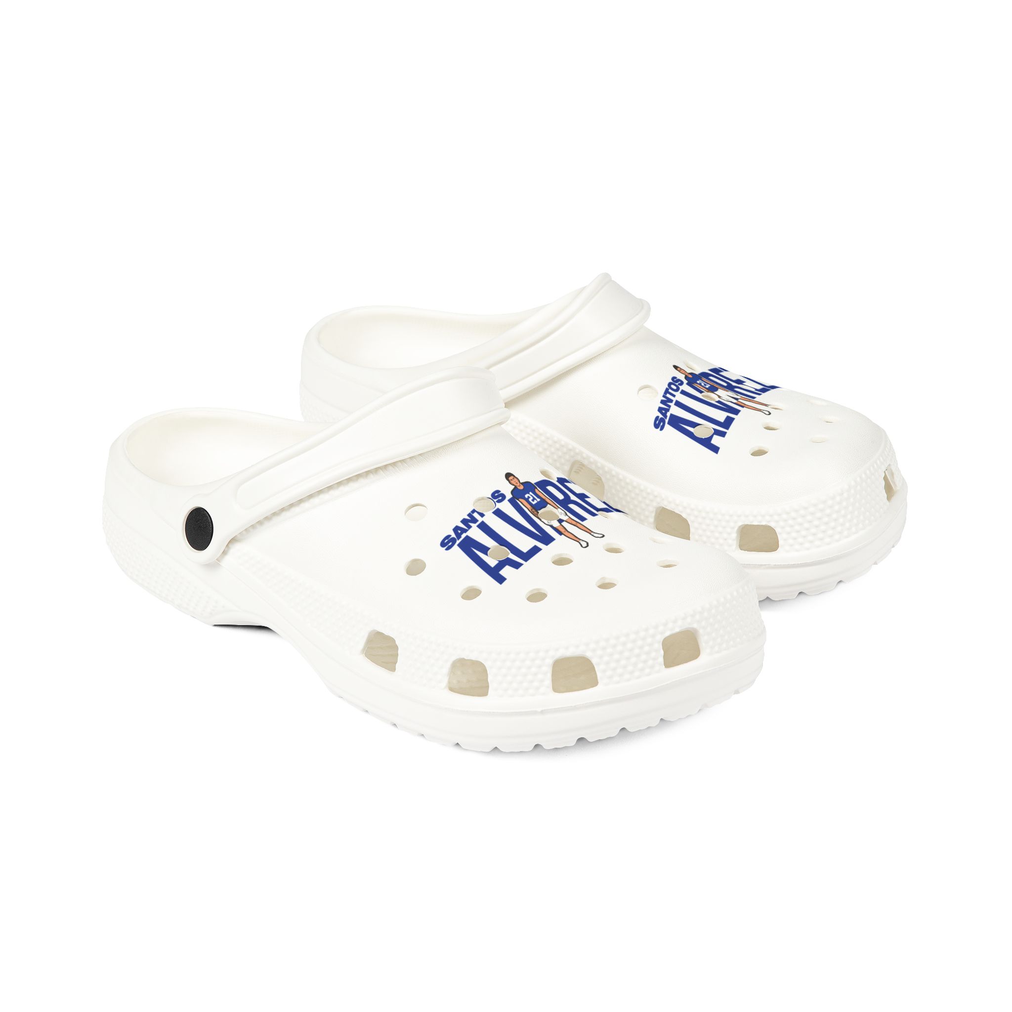 EVA Foam Rubber Shoes — character_player_name in White