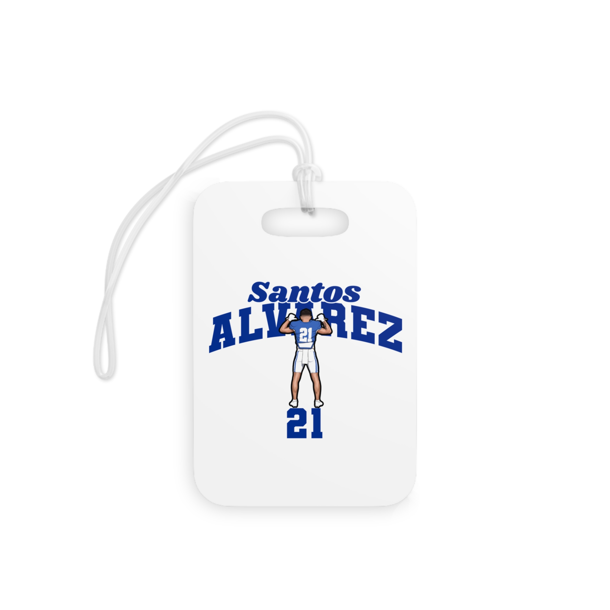 Glossy Luggage Tag — character_signature_arch in Classic