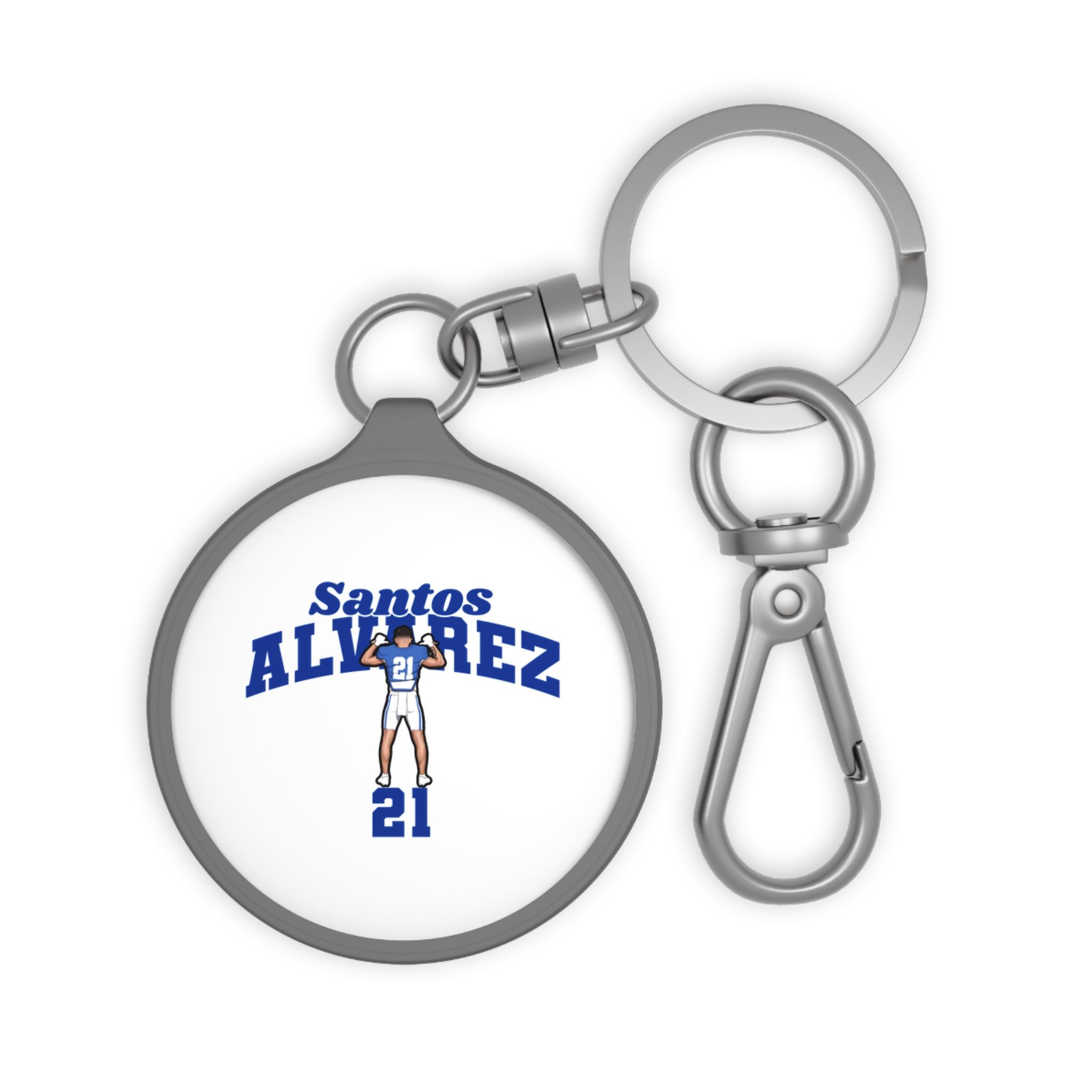 Keychain — character_signature_arch in Grey