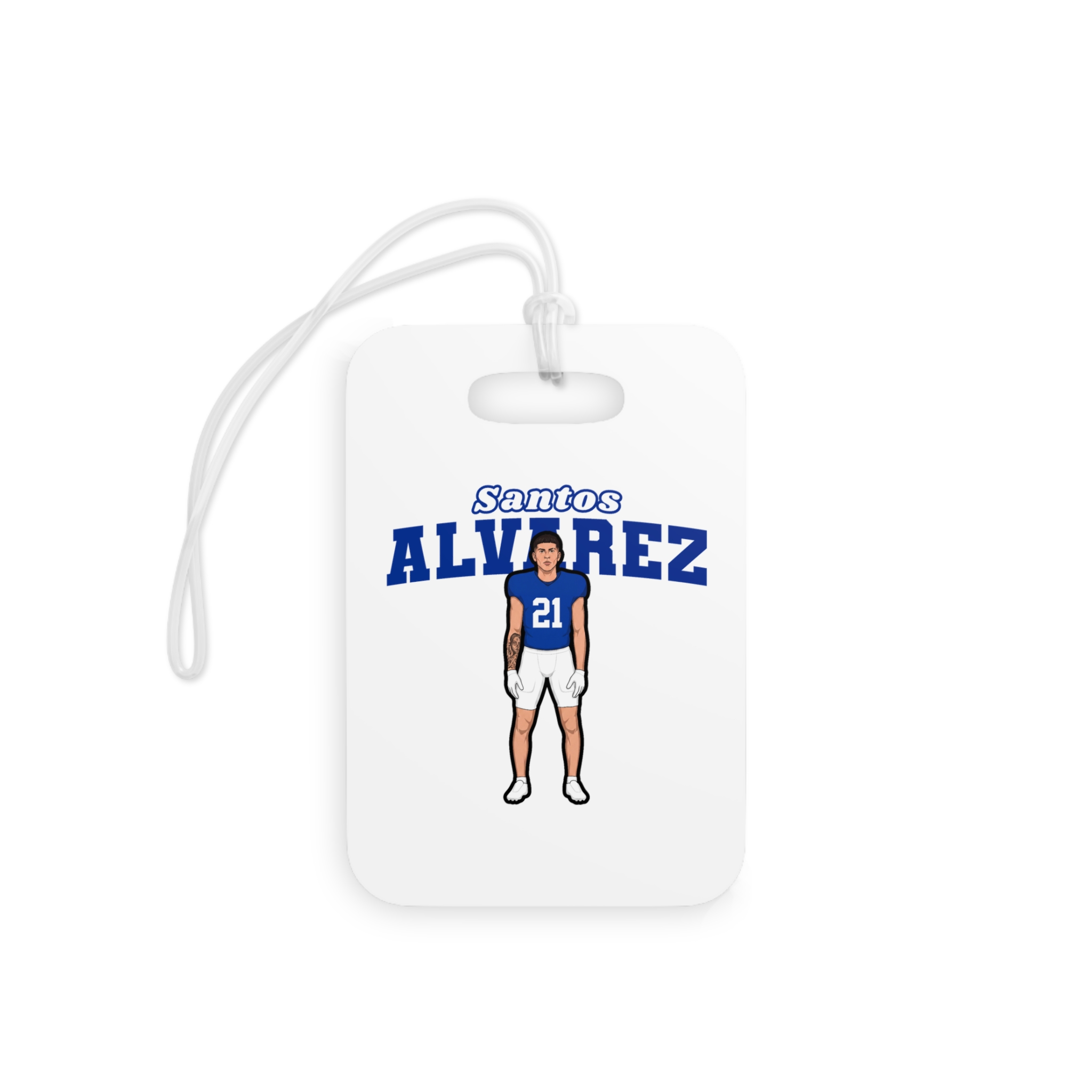Glossy Luggage Tag — character_name_arch in Classic