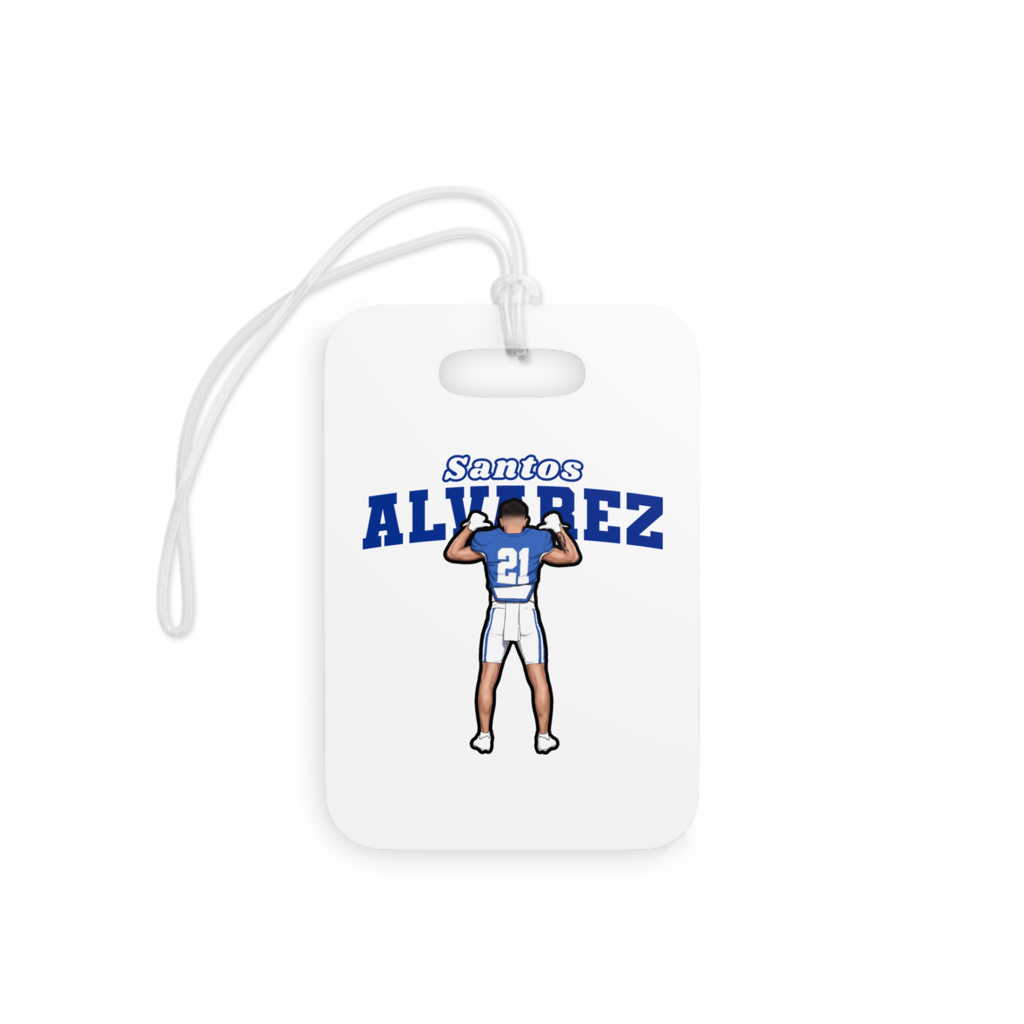 Glossy Luggage Tag — character_name_arch in Classic