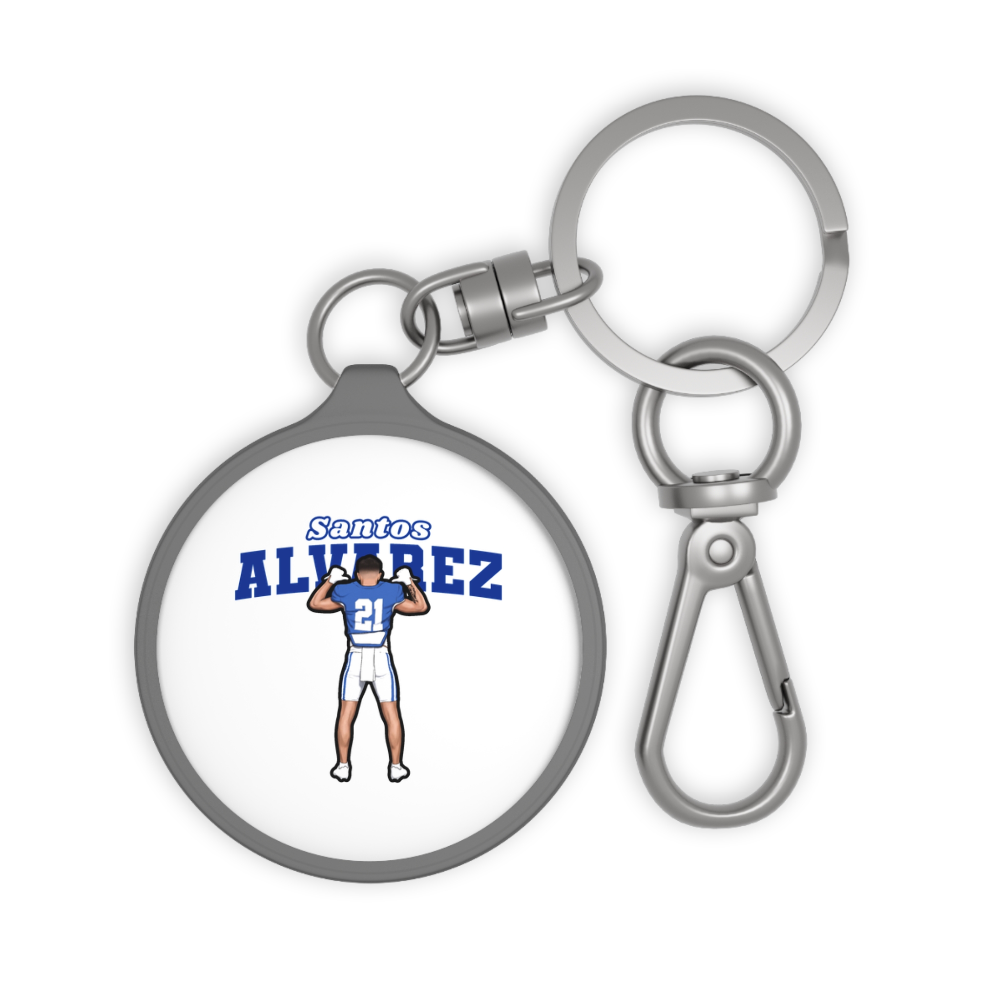 Keychain — character_name_arch in Grey
