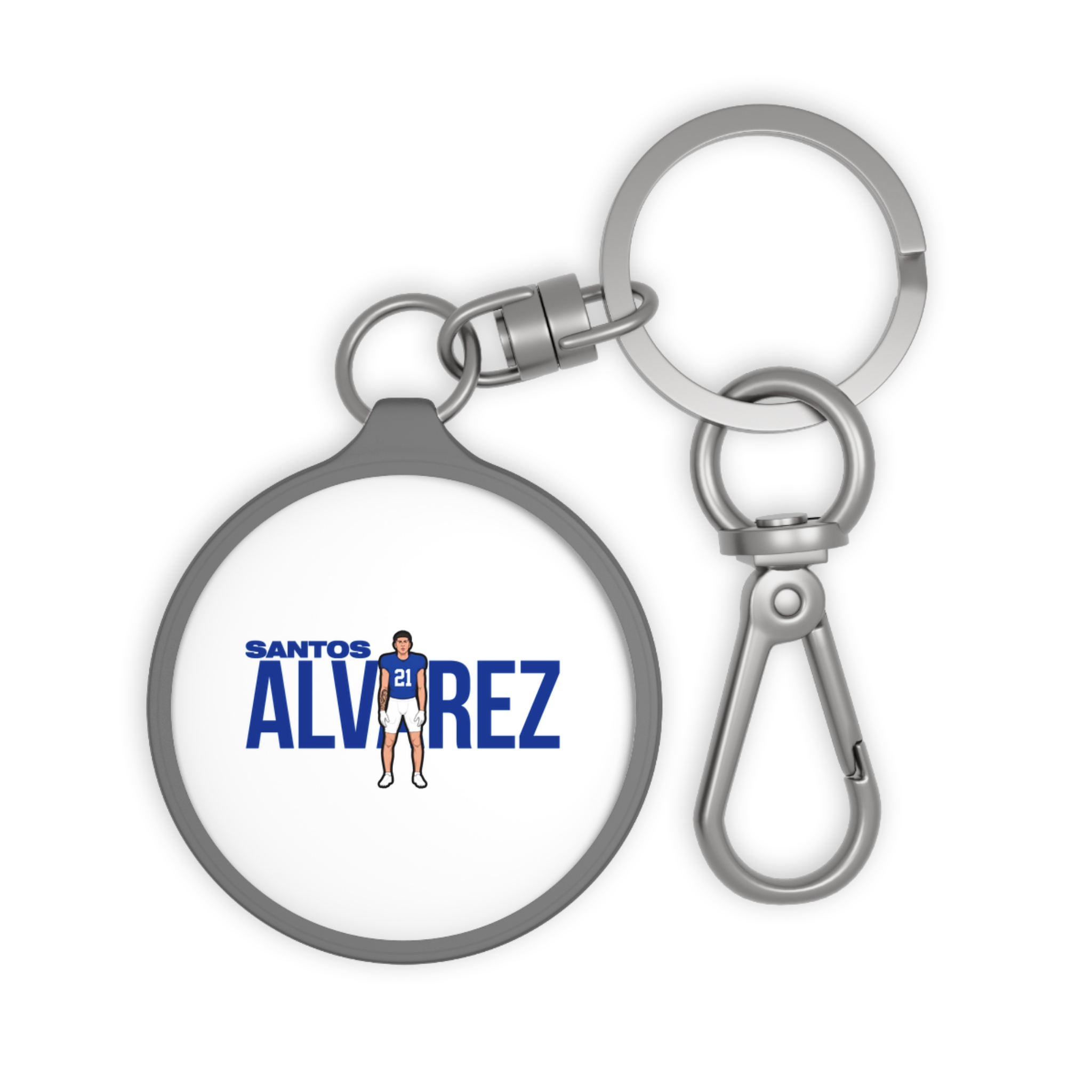 Keychain — character_player_name in Grey