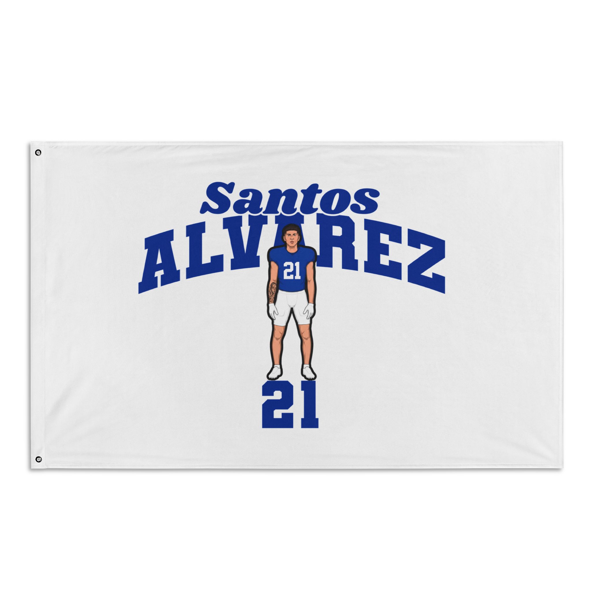 All-Over Print Flag — character_signature_arch in Classic