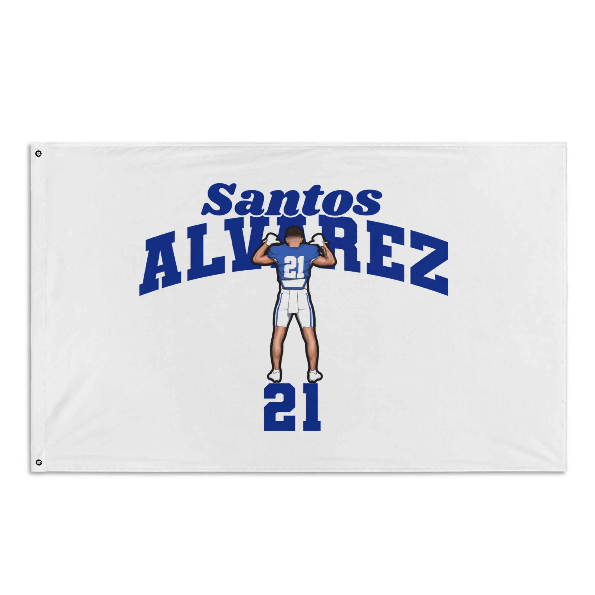 All-Over Print Flag — character_signature_arch in Classic