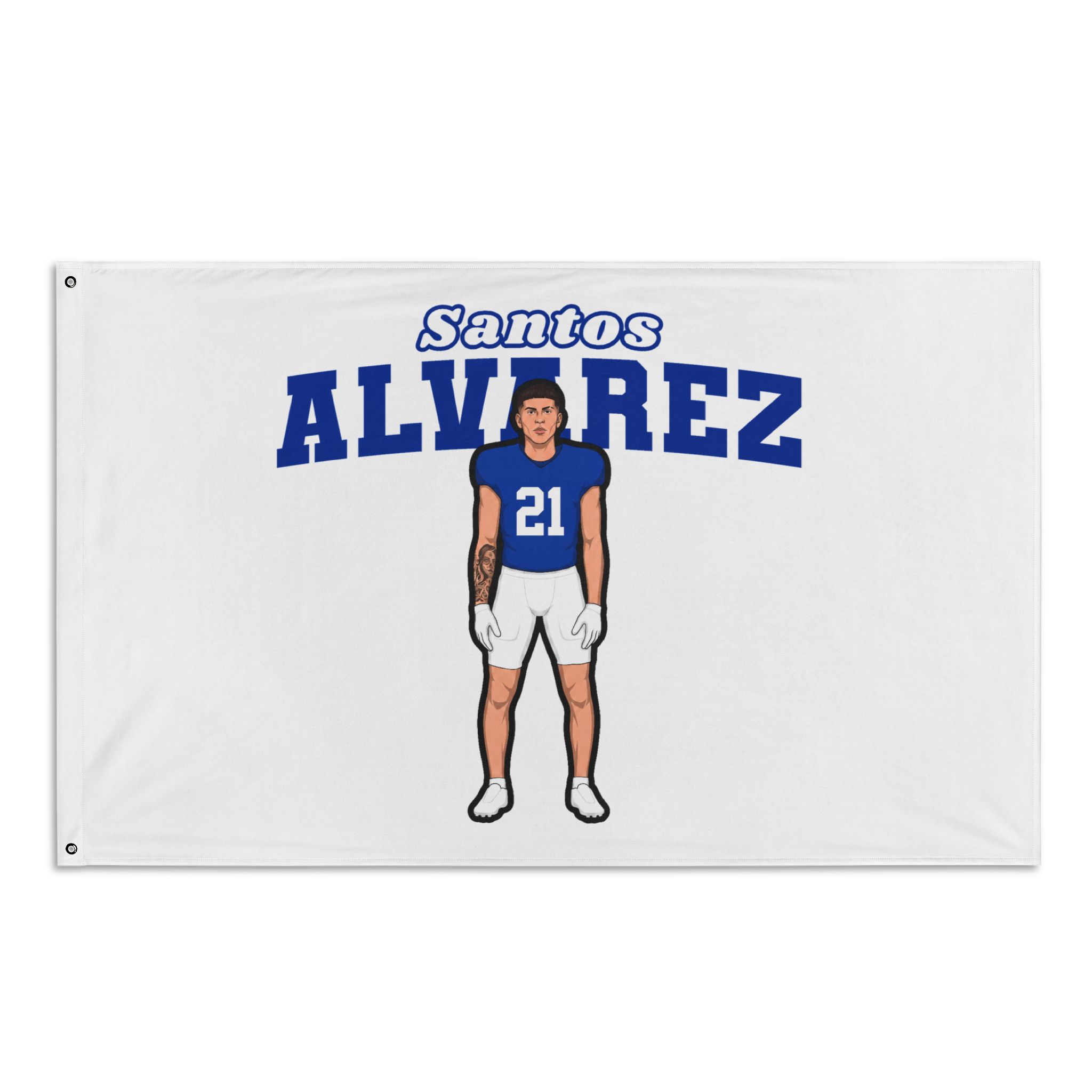 All-Over Print Flag — character_name_arch in Classic