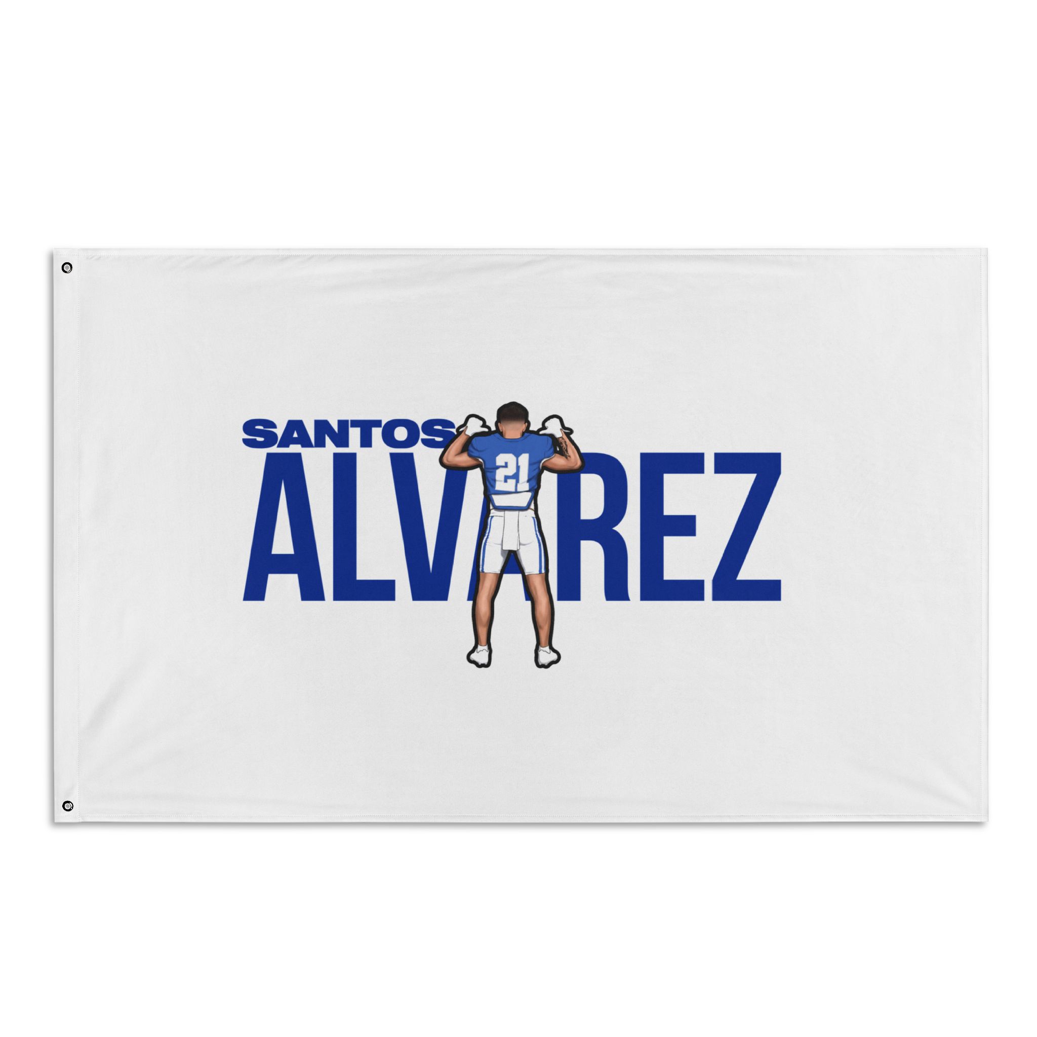 All-Over Print Flag — character_player_name in Classic