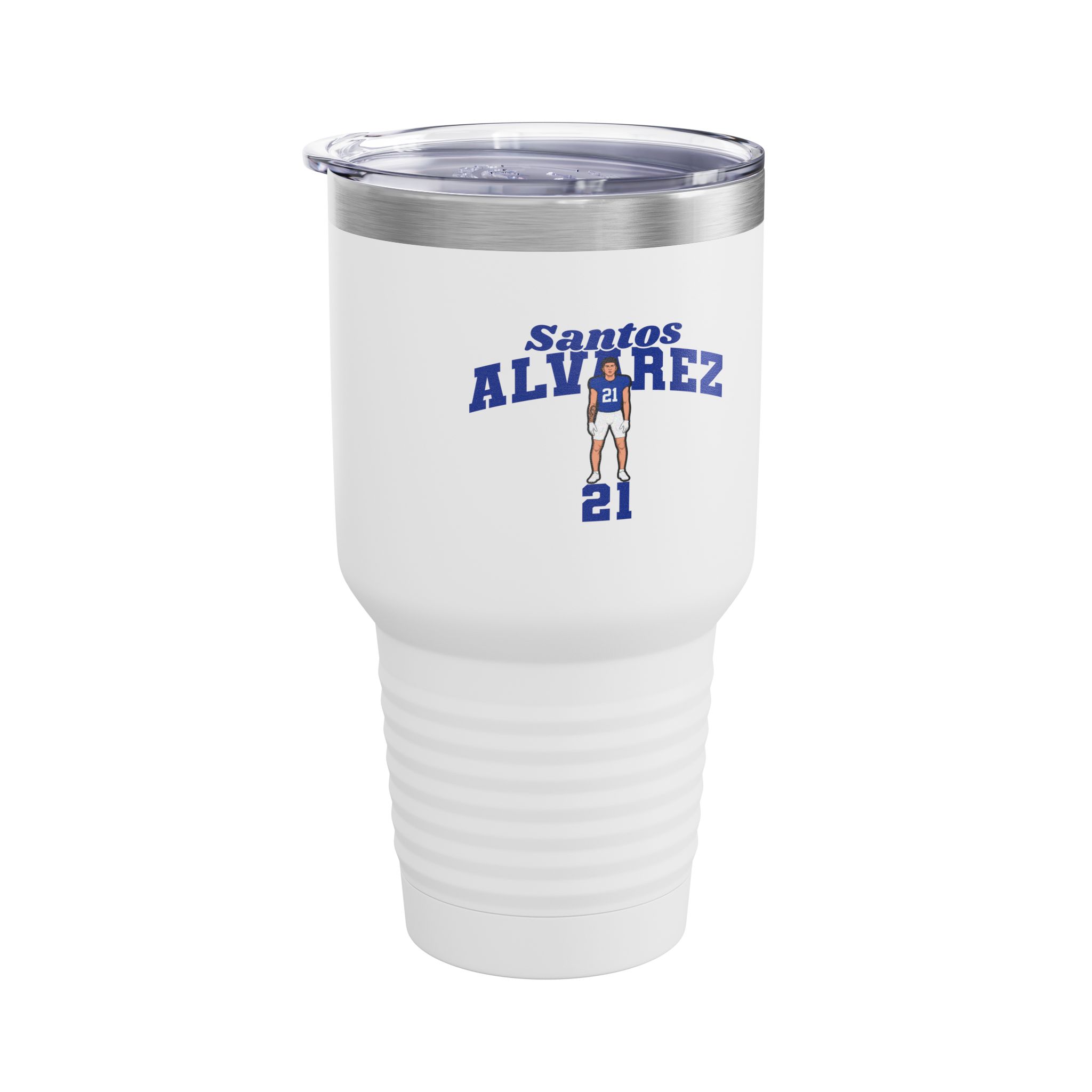 30oz Tumbler — character_signature_arch in White