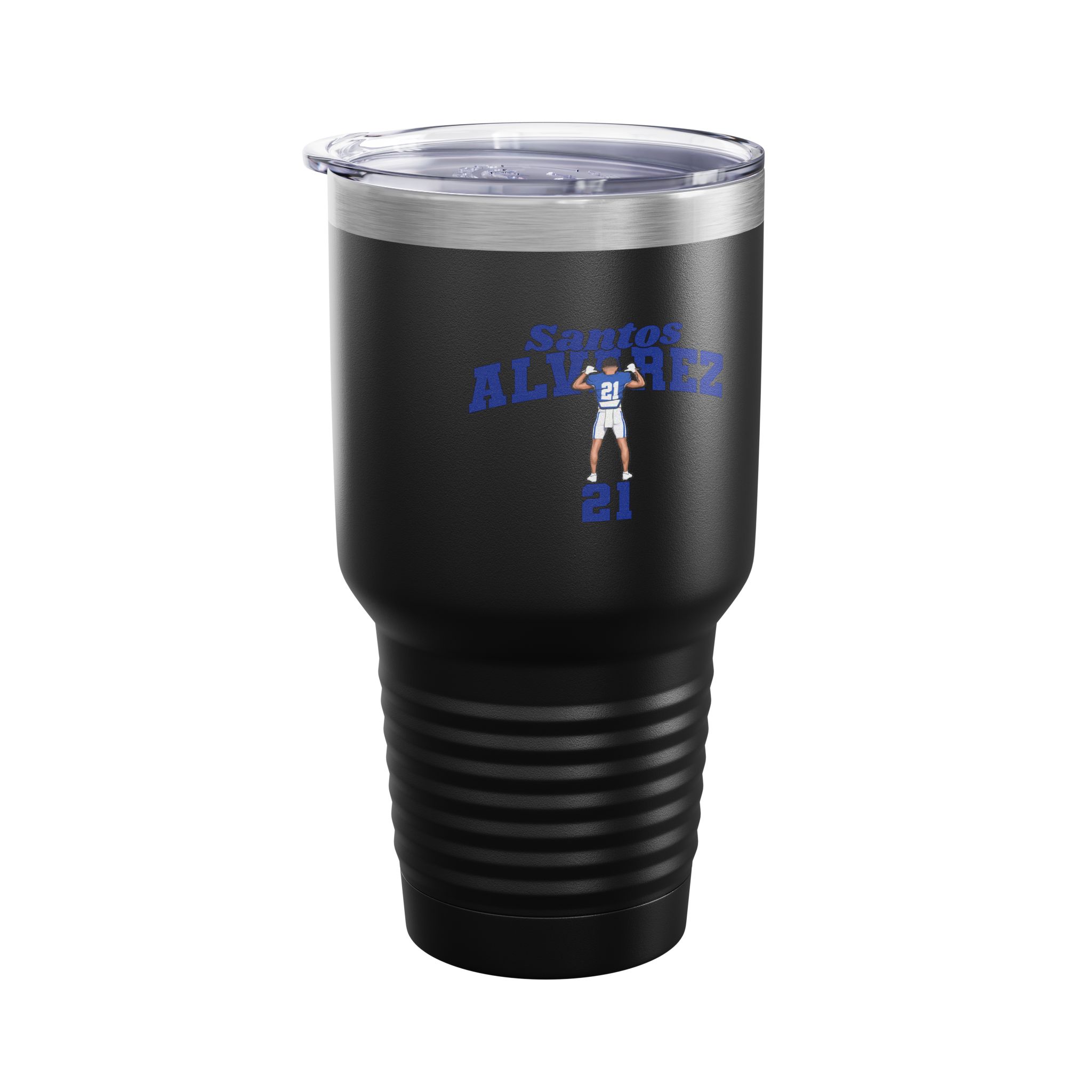 30oz Tumbler — character_signature_arch in Black