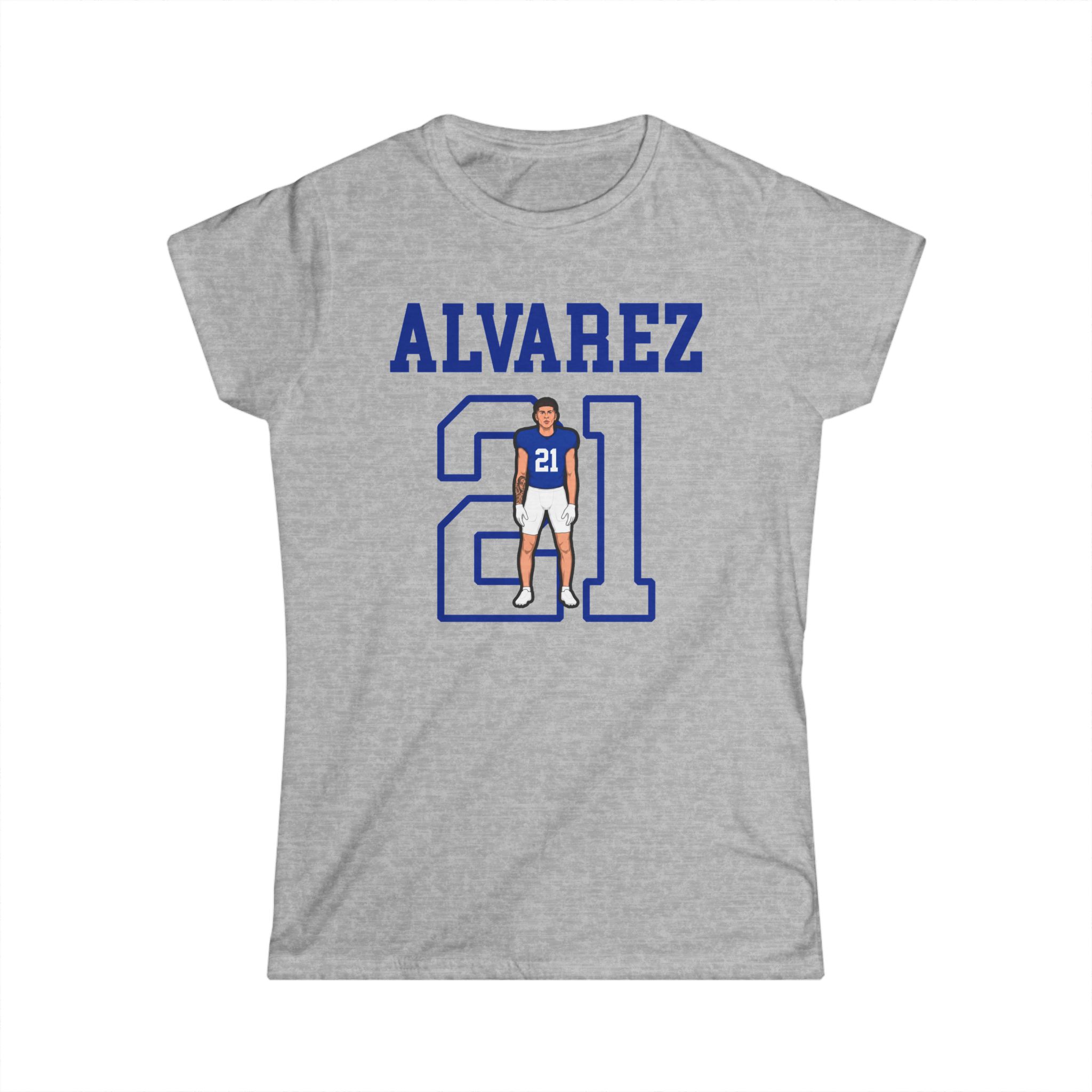 Women's Softstyle Tee — character_shirsey in Grey