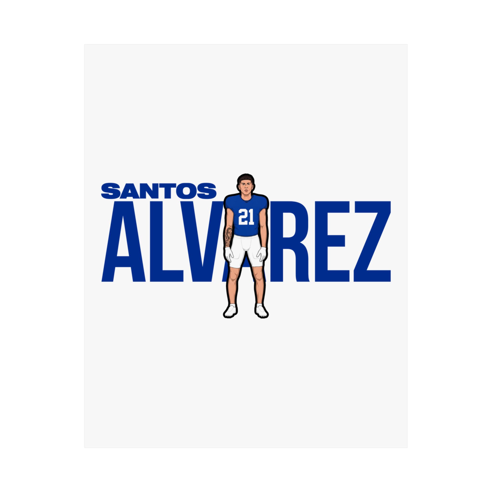 Matte Vertical Posters — character_player_name in Classic