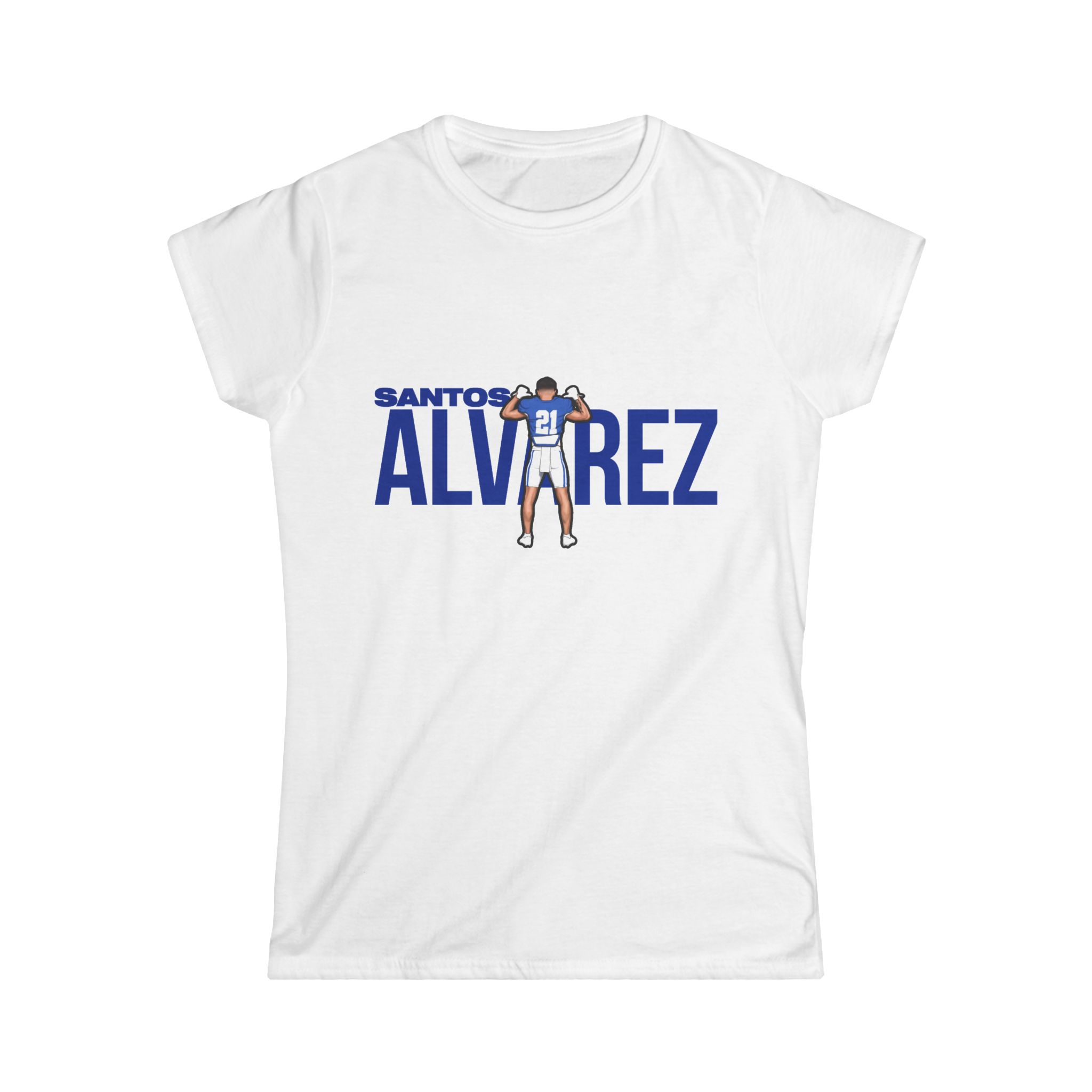 Women's Softstyle Tee — character_player_name in White