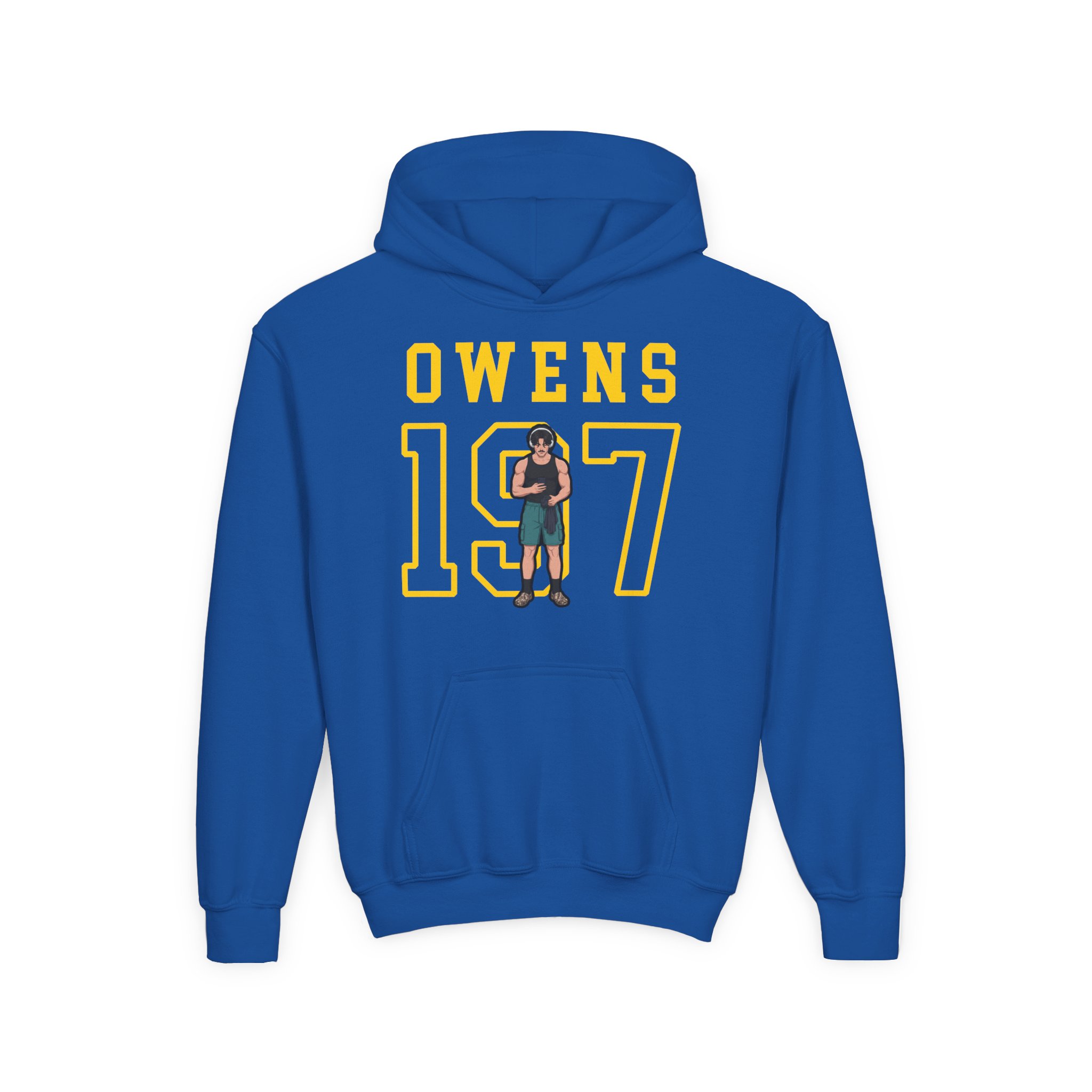 Youth Hoodie — character_shirsey in Royal