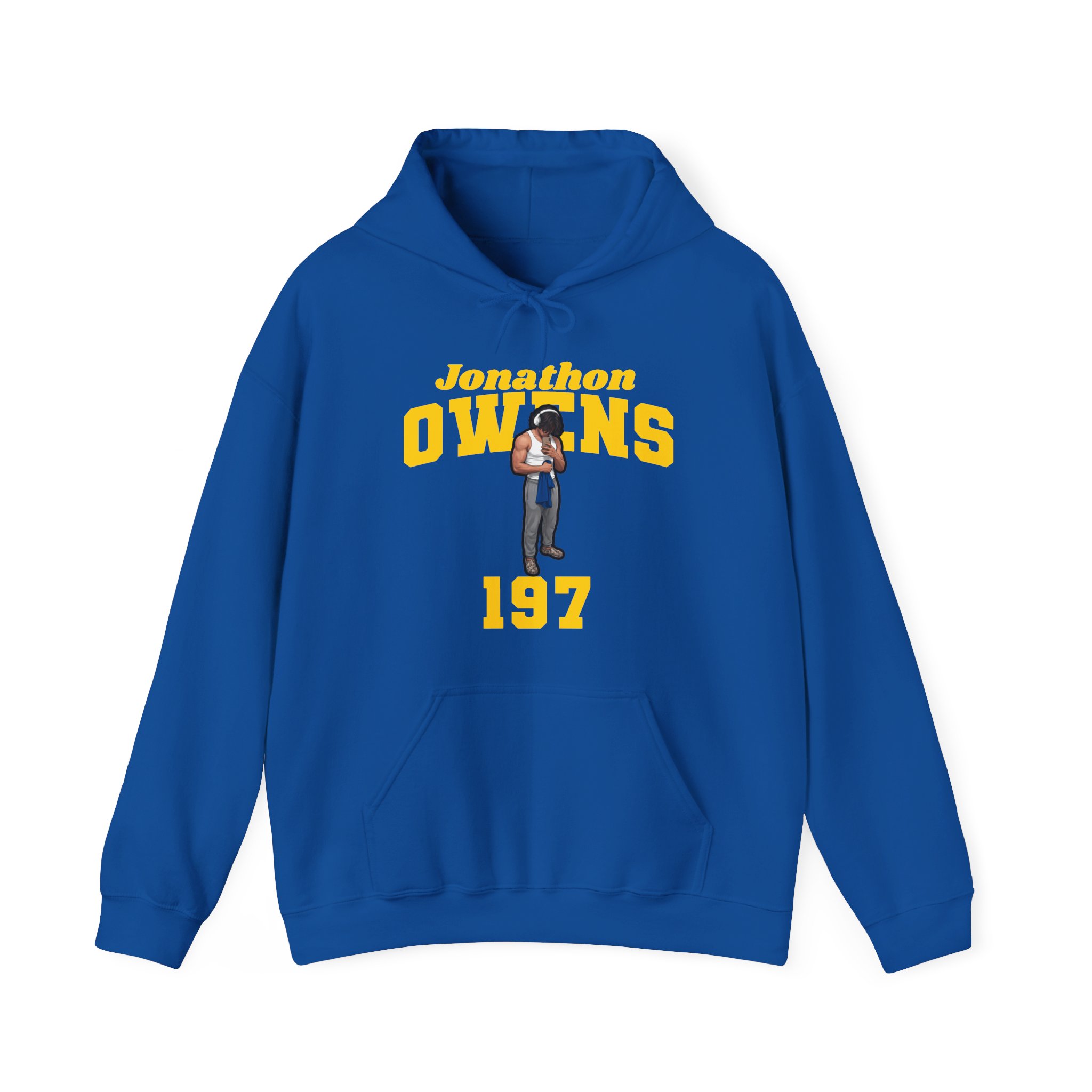 Hoodie — character_signature_arch in Royal