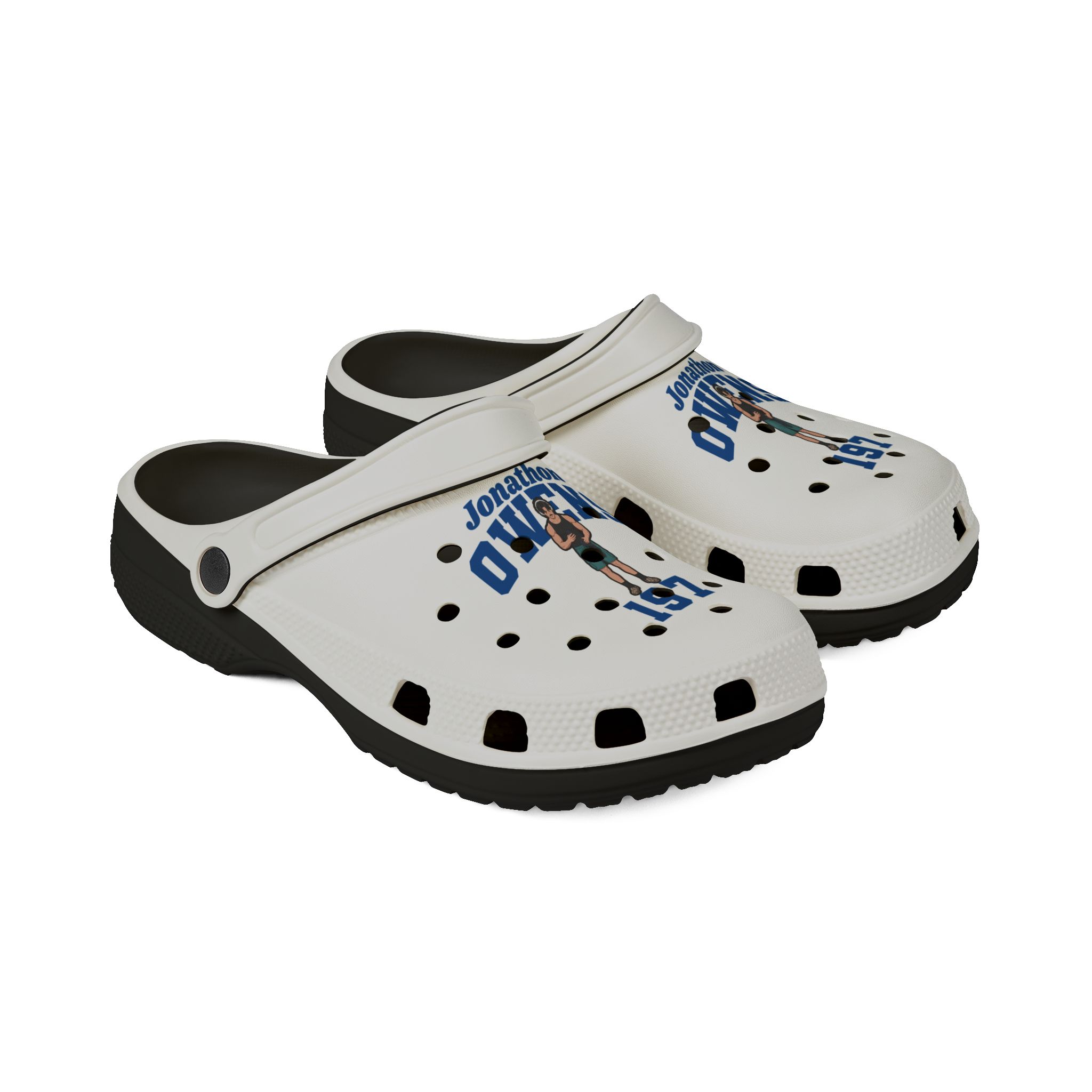 Rubber Clogs — character_signature_arch in Black
