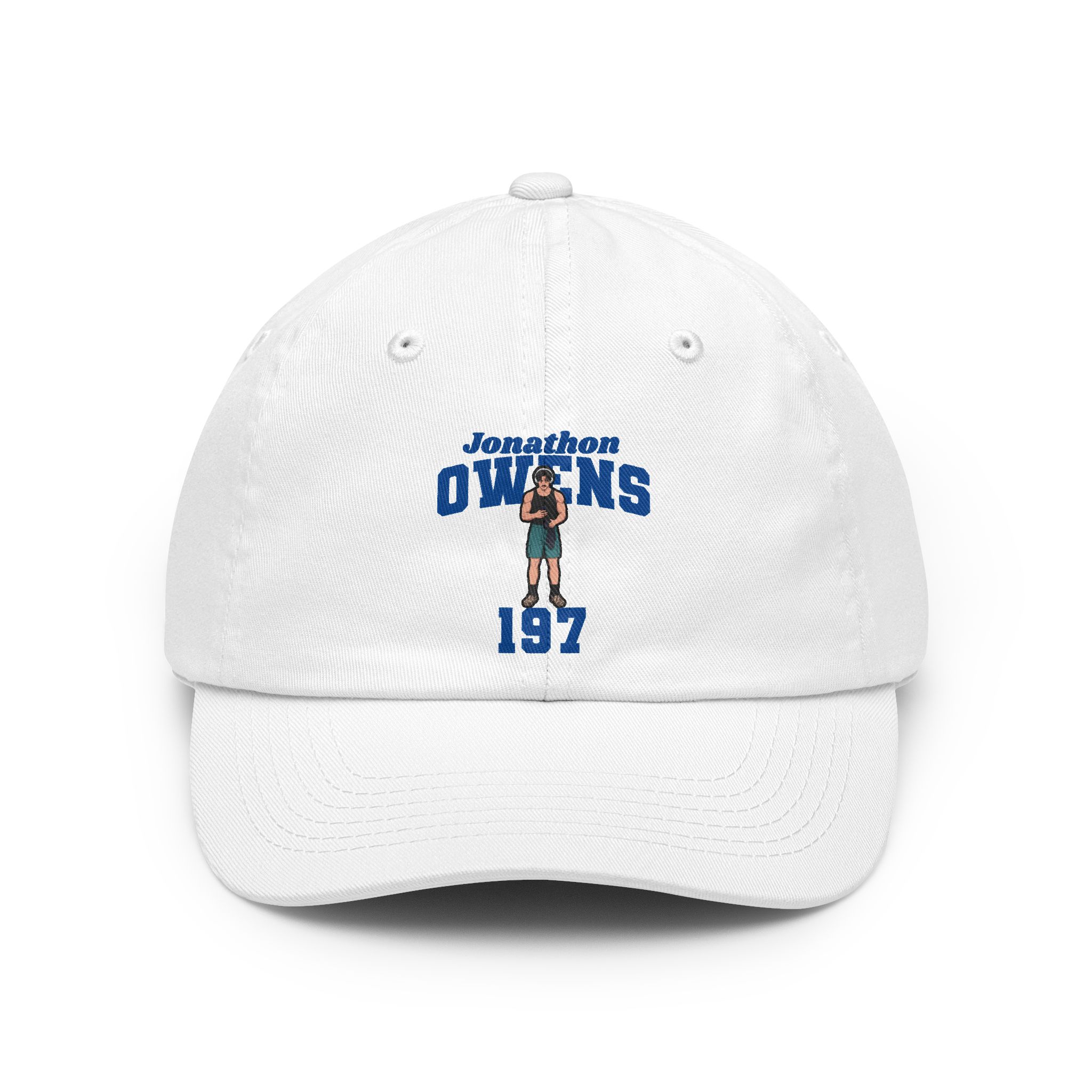 Classic Cap — character_signature_arch in White